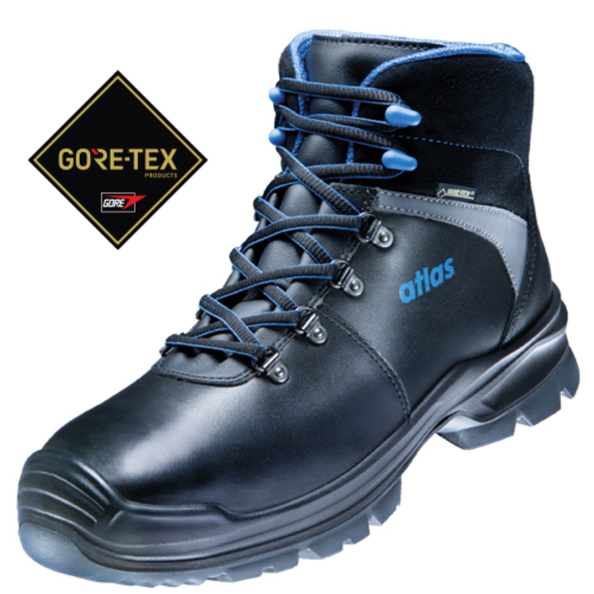 Stiefel, Wanderschuh, Gore-Tex, Dunkelblau, Schnürschuh