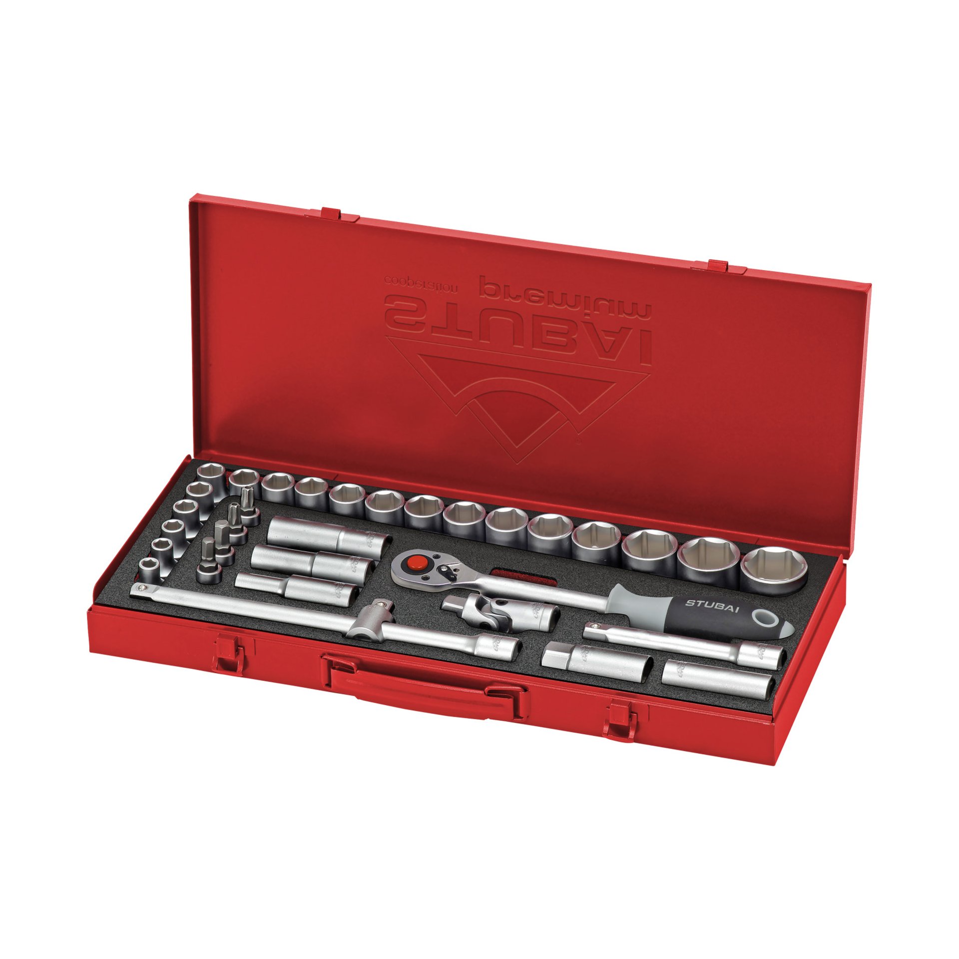 Stubai Steckschlüssel Garnitur 1/2“ 1/2" 33-tlg.