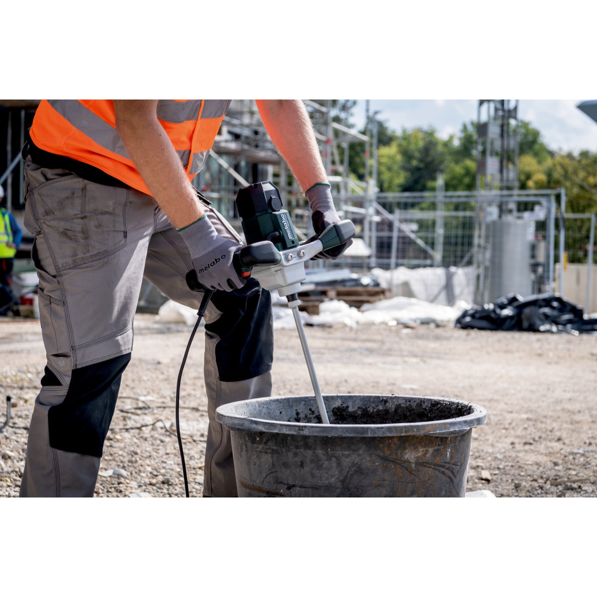 Baugewerbe, Handschuh, Erwachsener, Mann, Person