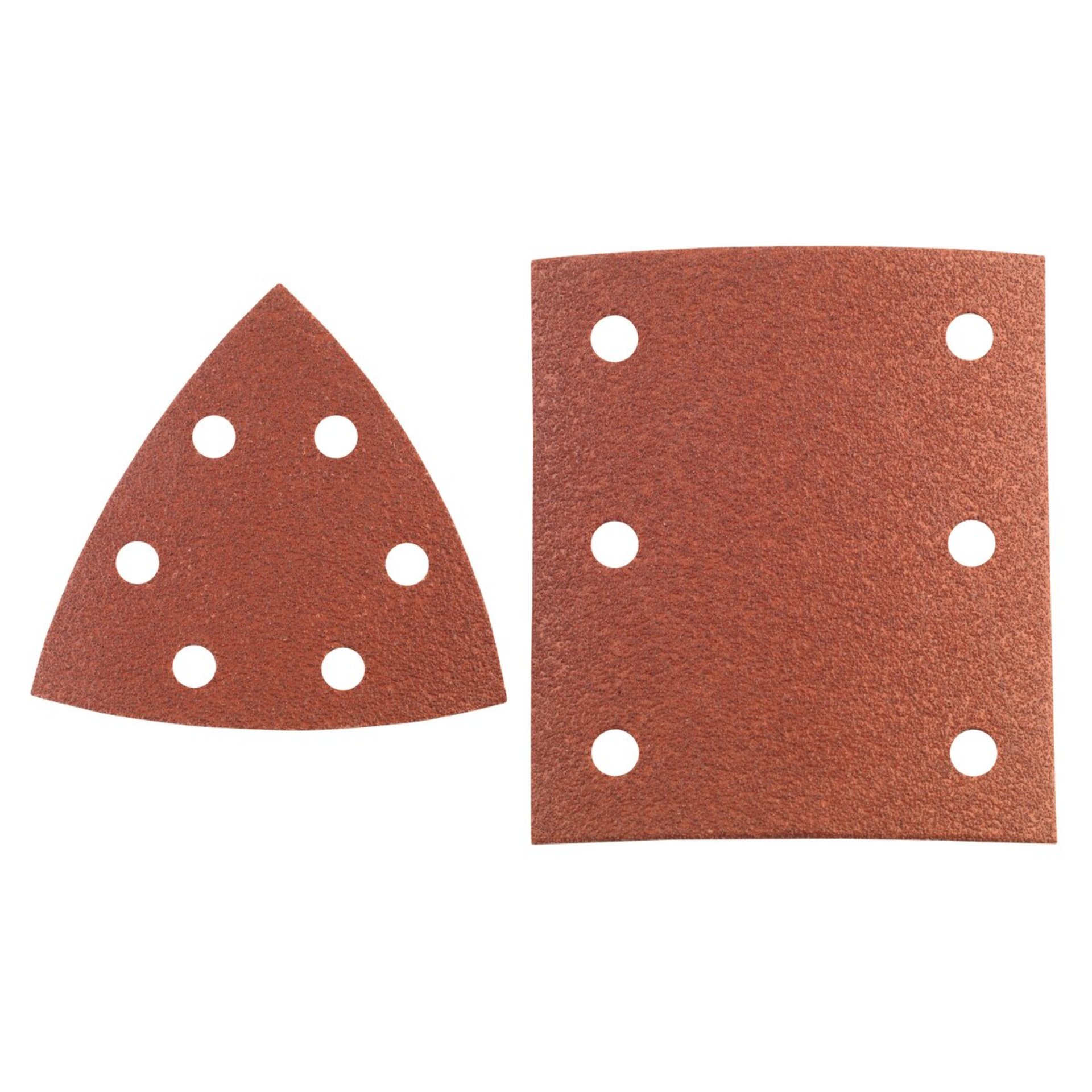 45 Haftschleifblätter Set P60, 80, 120, Rot, für SC12SH