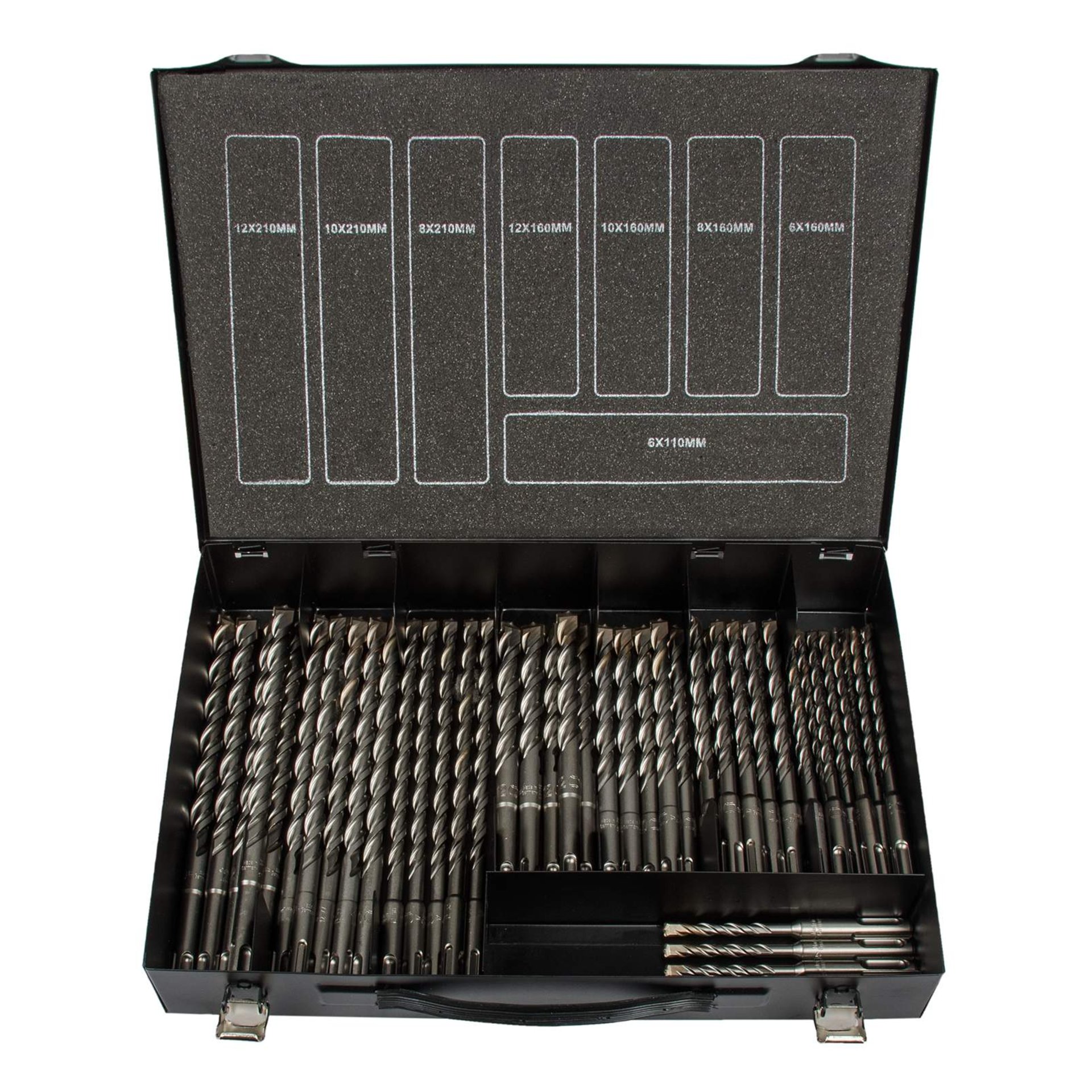 Bohrer-Set, Schrauberwerkzeug, Spiralbohrer, Metallbohrer, Koffer