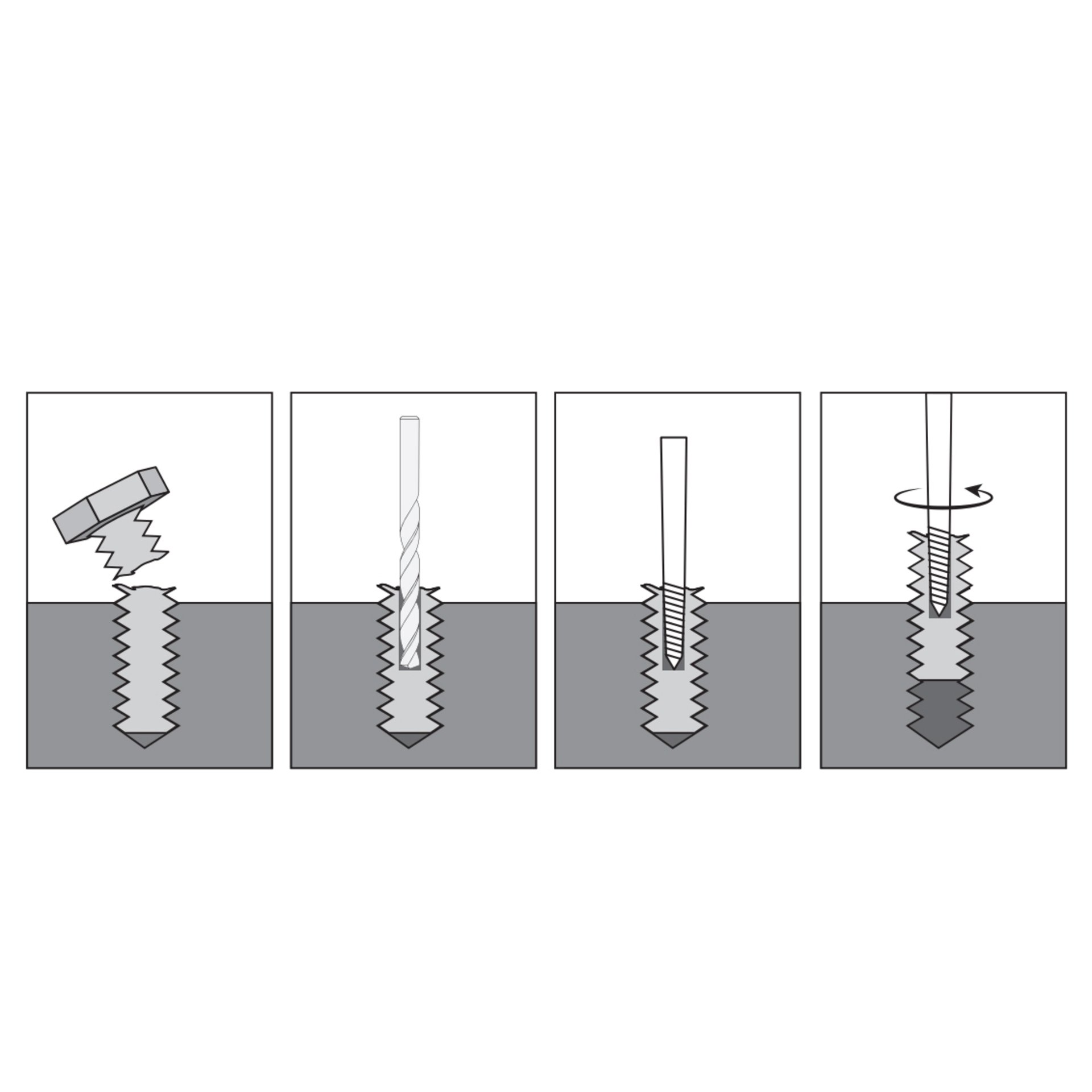 Schraube, Holzschraube, Gewinde, Bit, Beschichtung