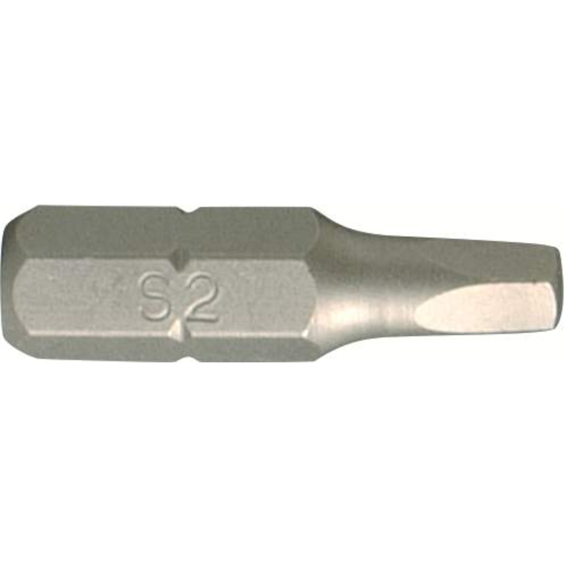 Schlitzschraubendreher-Klinge, Torx-Größe S2, Stahl, Flache Spitze, Klingenform