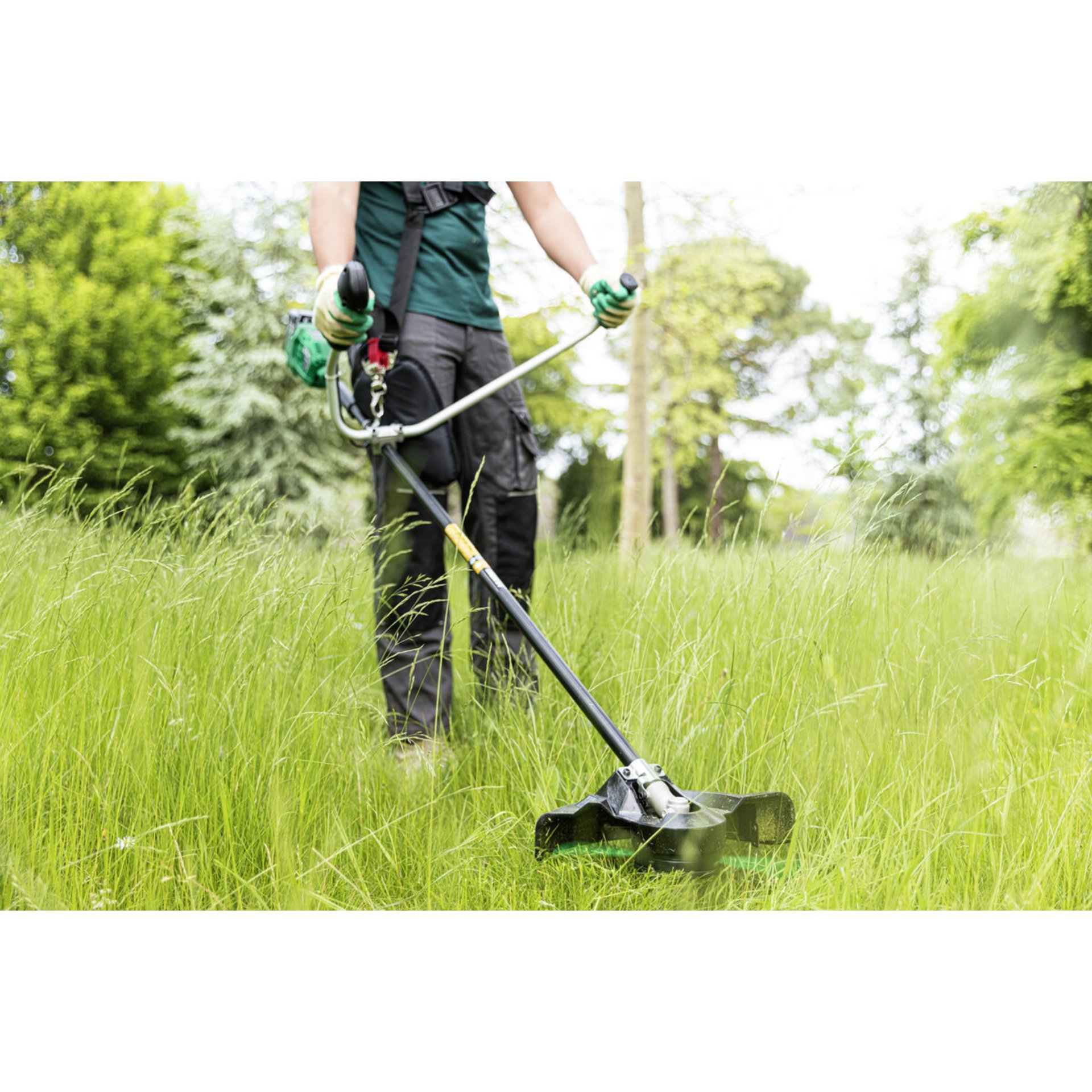 Gras, Rasen, Gerät, Handschuh, Person