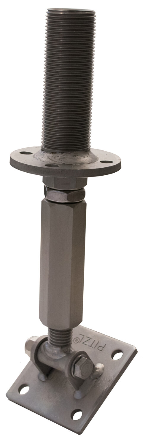 Pitzl Pfostenträger neigbar, Verstellbereich 204 mm bis 319 mm, System 10930 / 10931