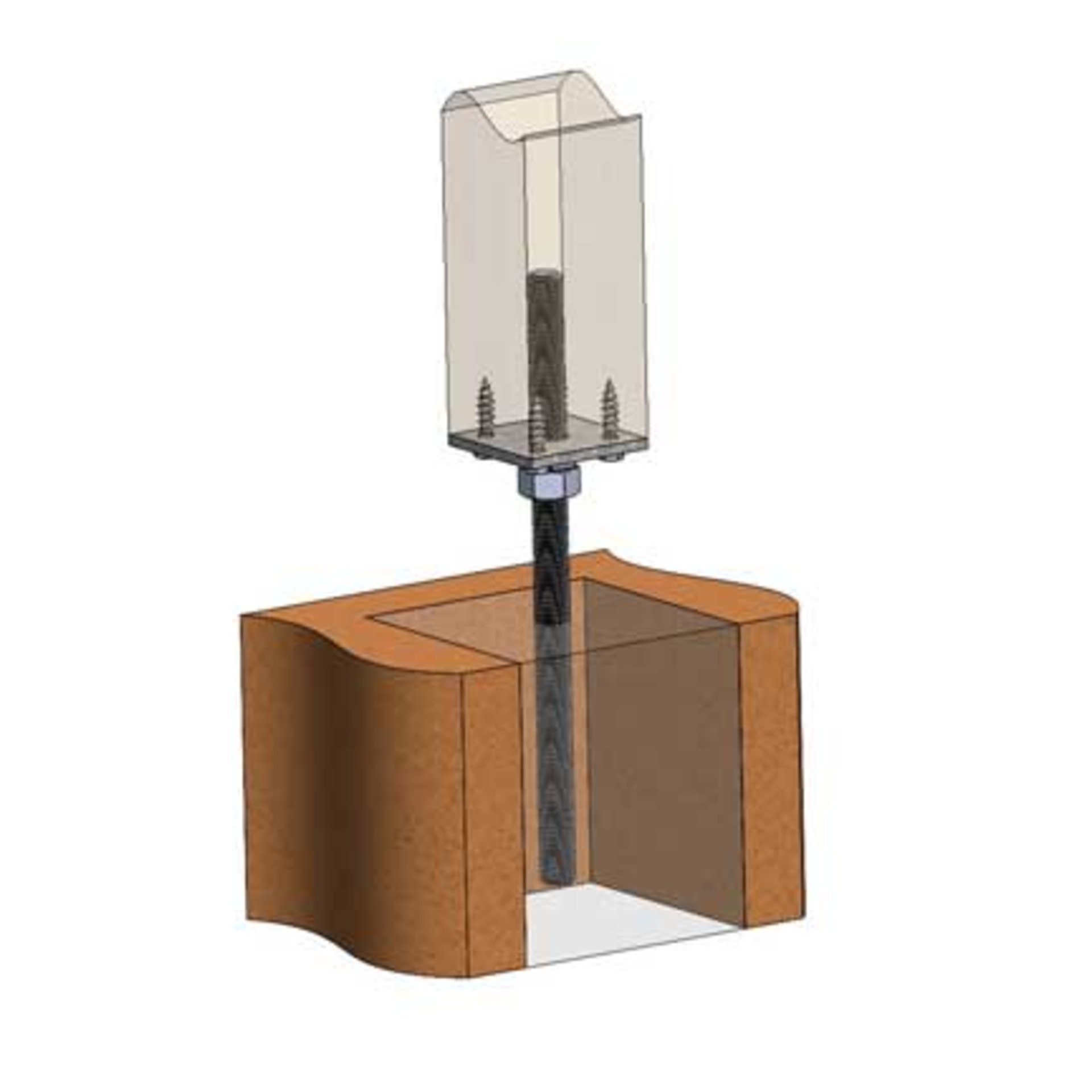 Vorrichtung, Schraubenkopf, Schraubenzieher, Schutzhaube, Montage