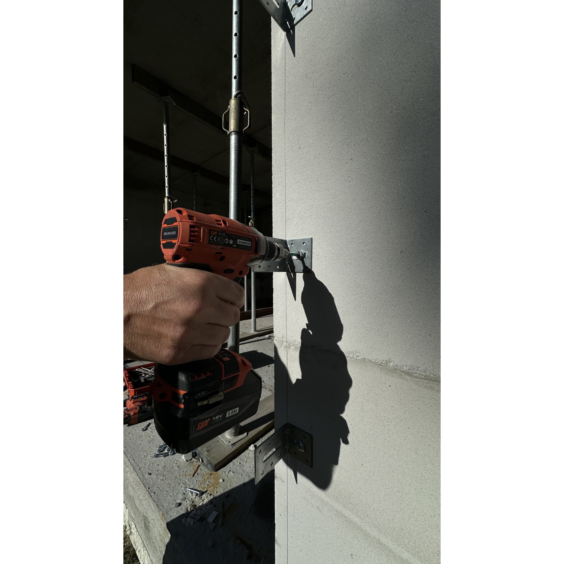 Elektrische Bohrmaschine, Werkzeug, Person, Arbeiter, Innenarchitektur