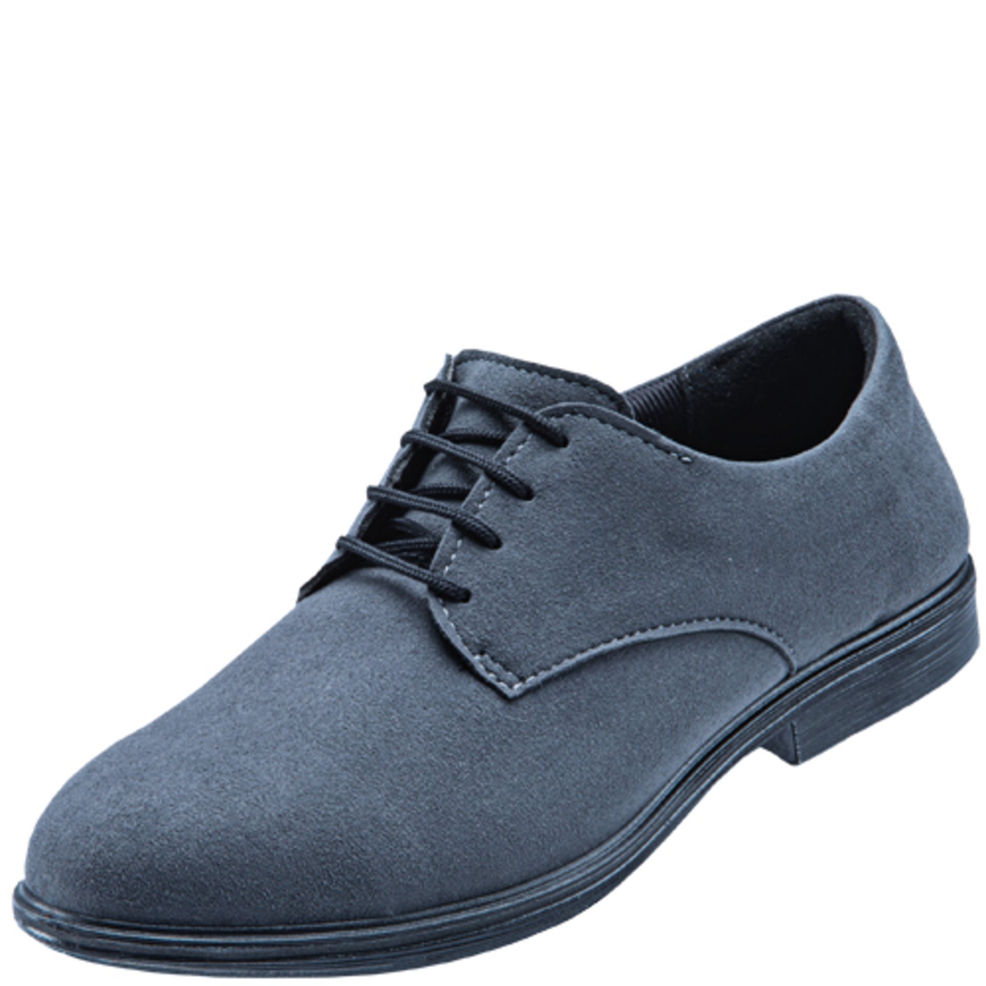 Herrenstiefel, Schnürschuh, Canvas, Grau, Lederimitat