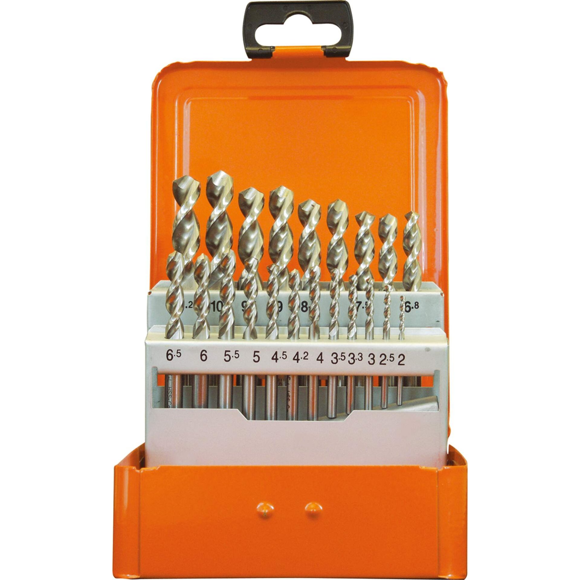 Bohrerset, Bohrer, Spiralbohrer, Schraubengrößen, Koffer