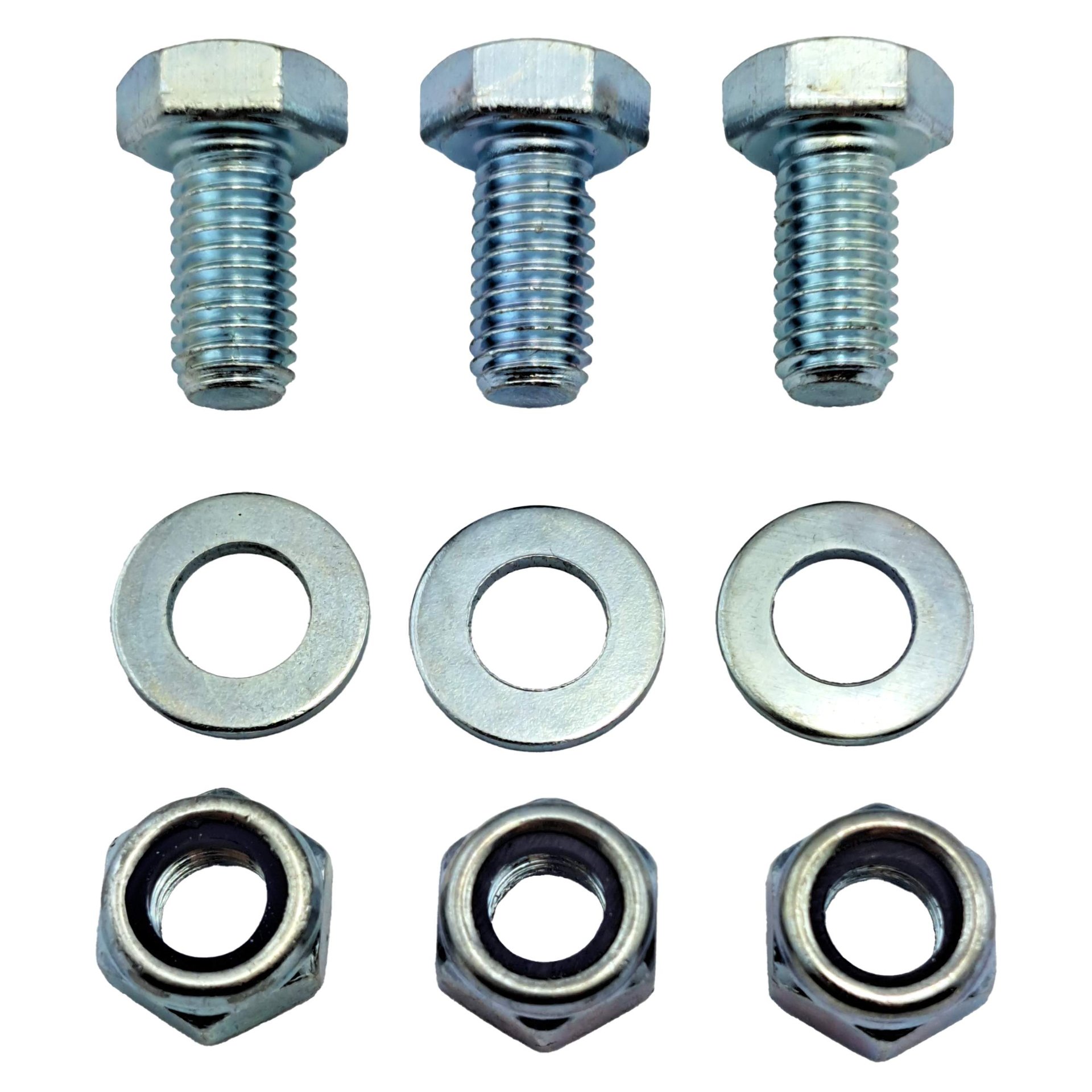 Schrauben, Unterlegscheiben, Rundscheiben, Sechskantmuttern, Metallteile