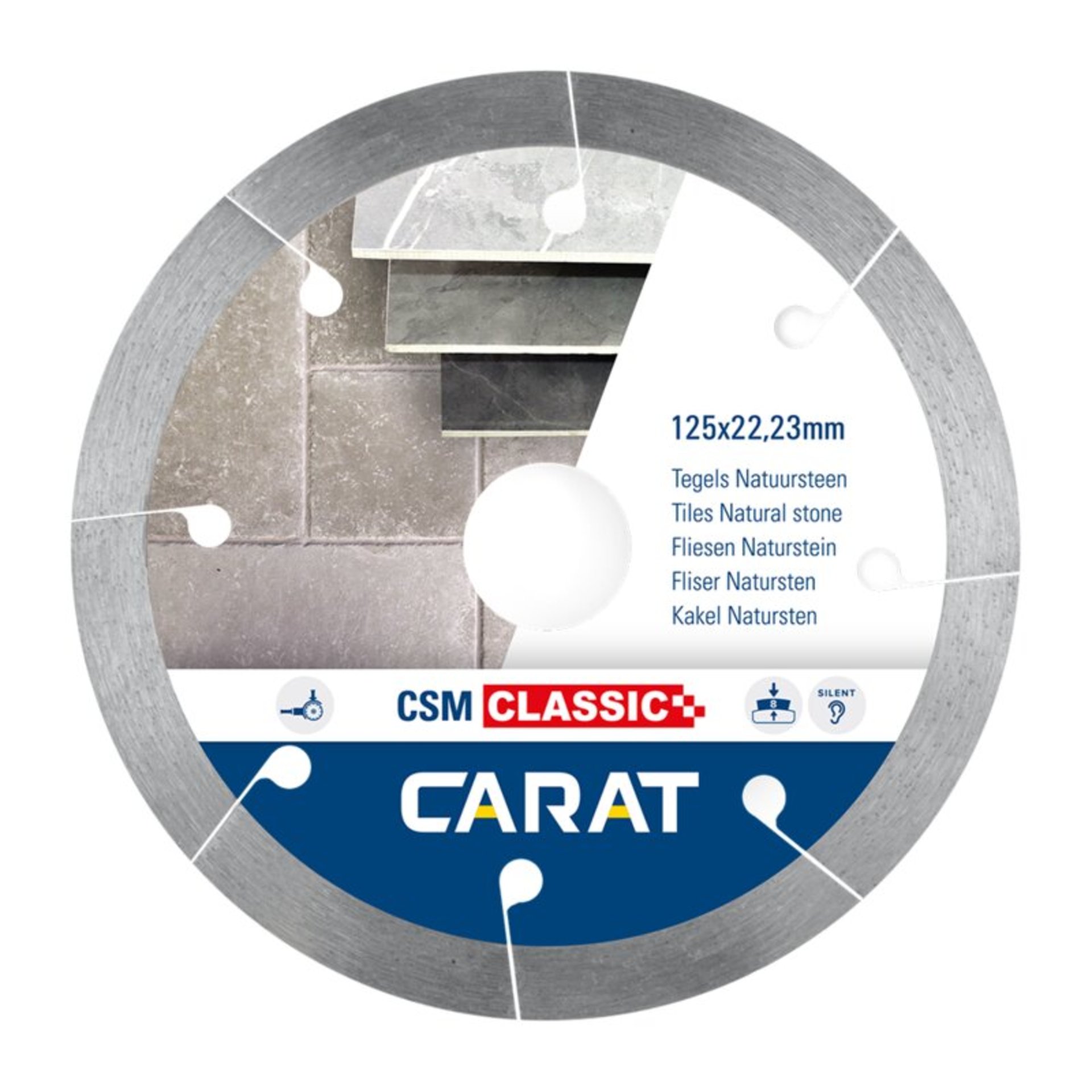 Diamant-TS CLASSIC Fliesen Ø125x22,23mm