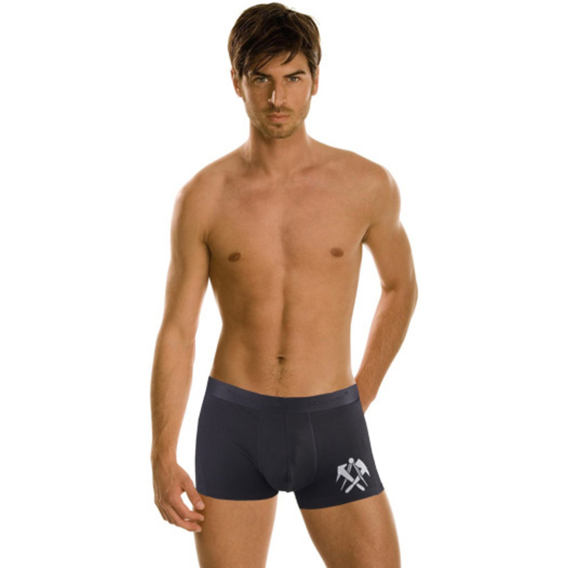 Bekleidung, Unterwäsche, Bademode, Badehose, Person