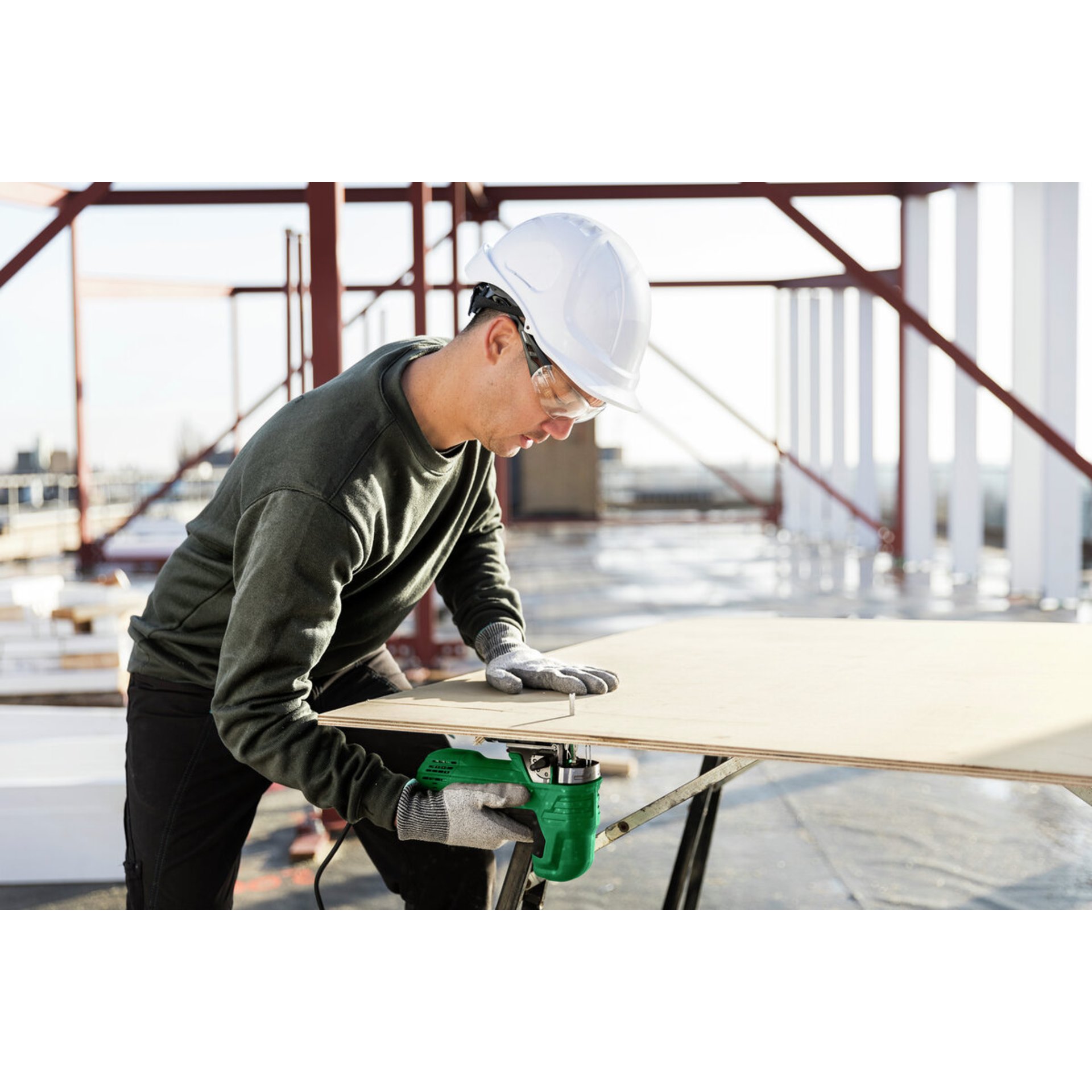 Person, Arbeiter, Kleidung, Handschuh, Helm