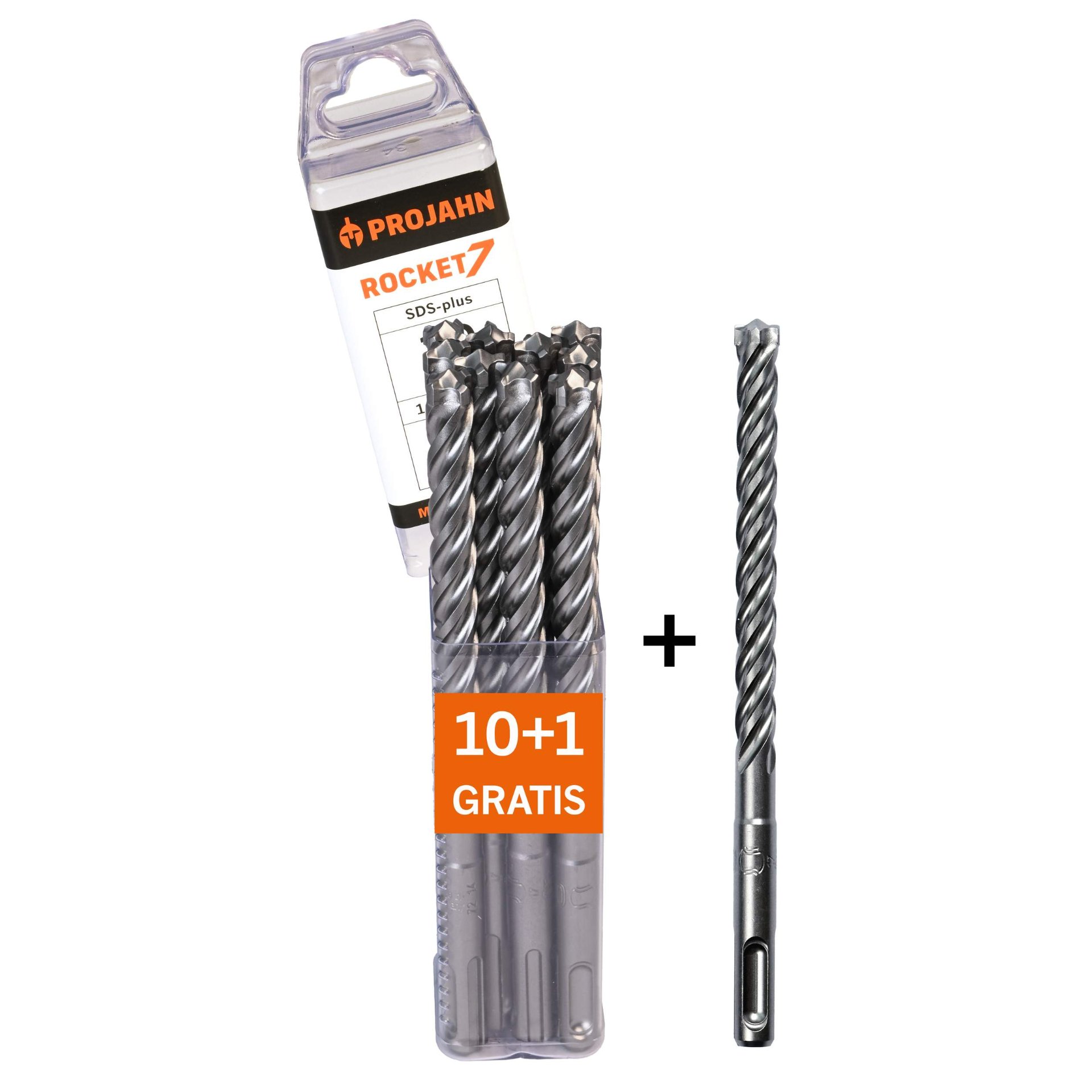 HSS-Bohrer, Bohrersatz, Metallbohrer, Schaftbohrer, 10+1 Stück