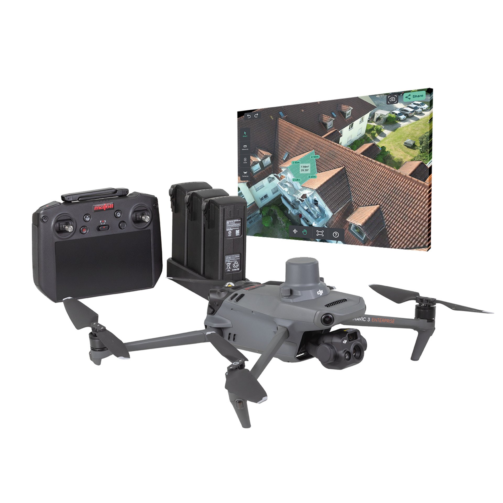 Mafell Dachvermessung VERSUM FLY KIT 4