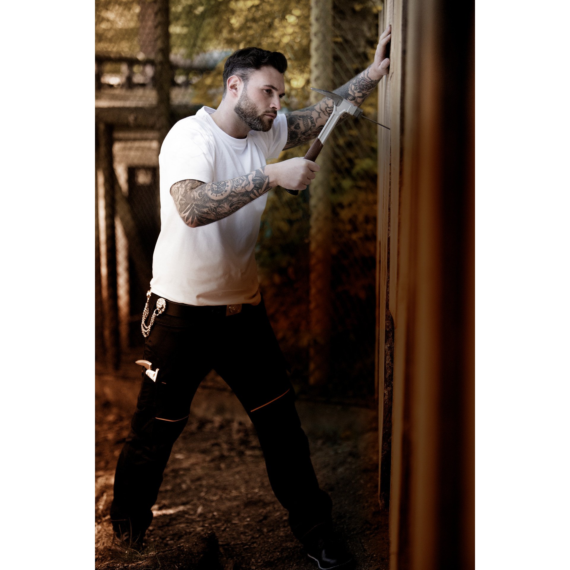 Hosen, Haut, Tätowierung, Photographie, Portrait