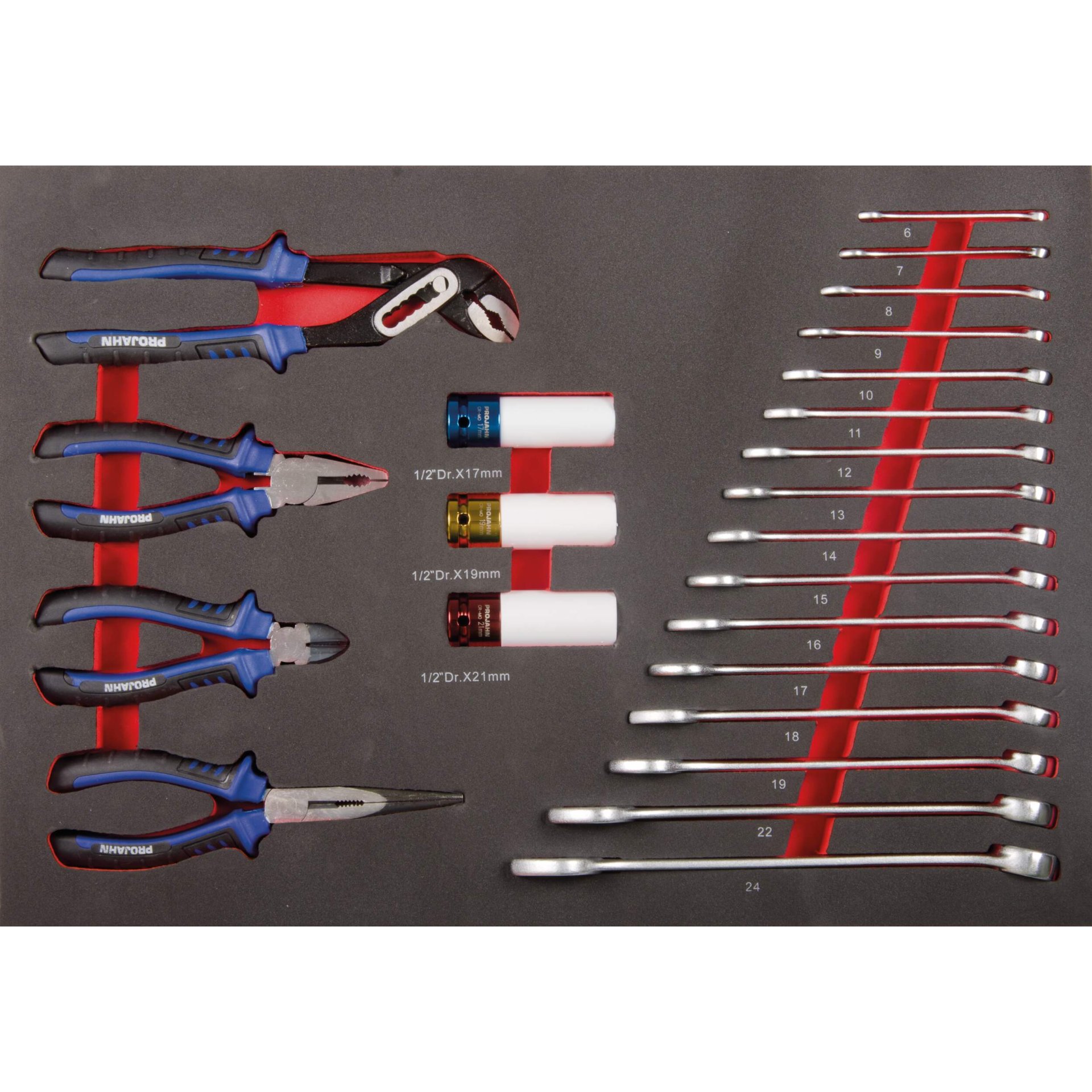 Zangen, Zangenschlüssel, Schraubendreher, Schraubenschlüssel, Werkzeugset