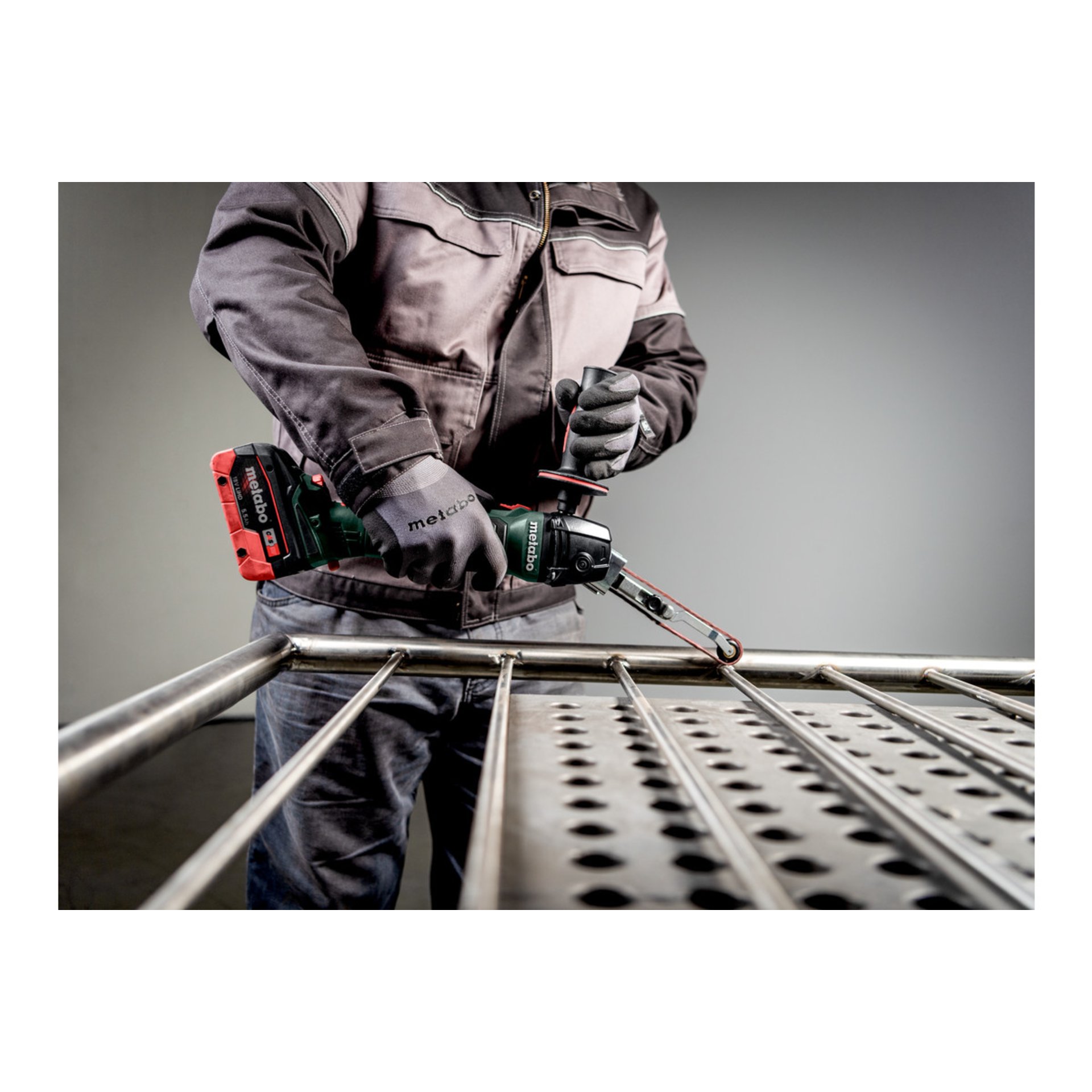 Person, Arbeiter, Kleidung, Handschuh, Handlauf