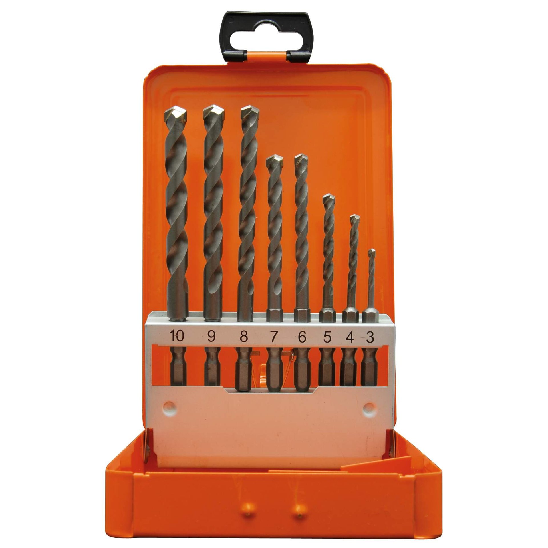 Bohrer Set, HSS-Bohrer, Schraubendreher, Durchmesser-Liste, Koffer