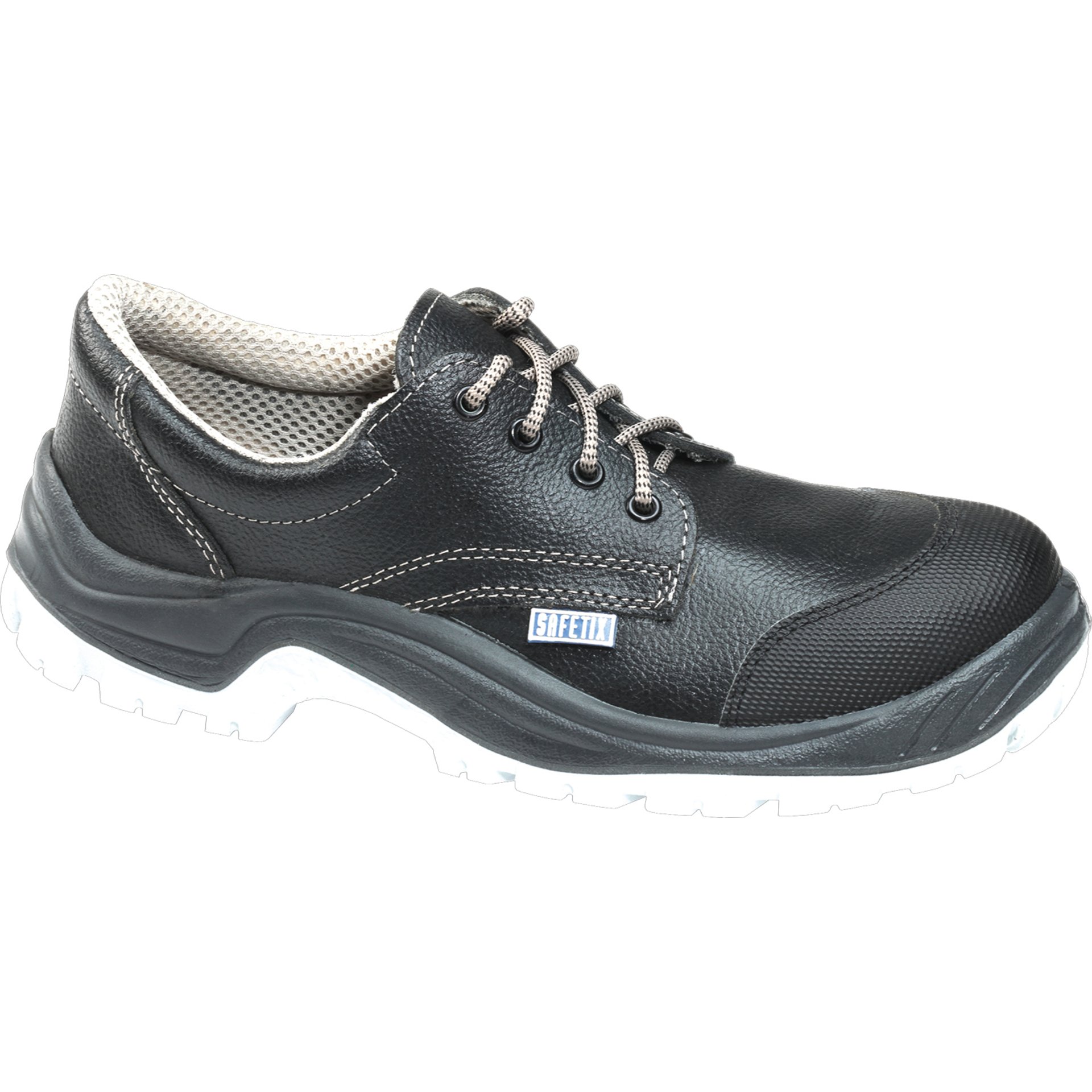 Sicherheitsschuh, Leder, Schuhwerk, Gummisohle, schwarz