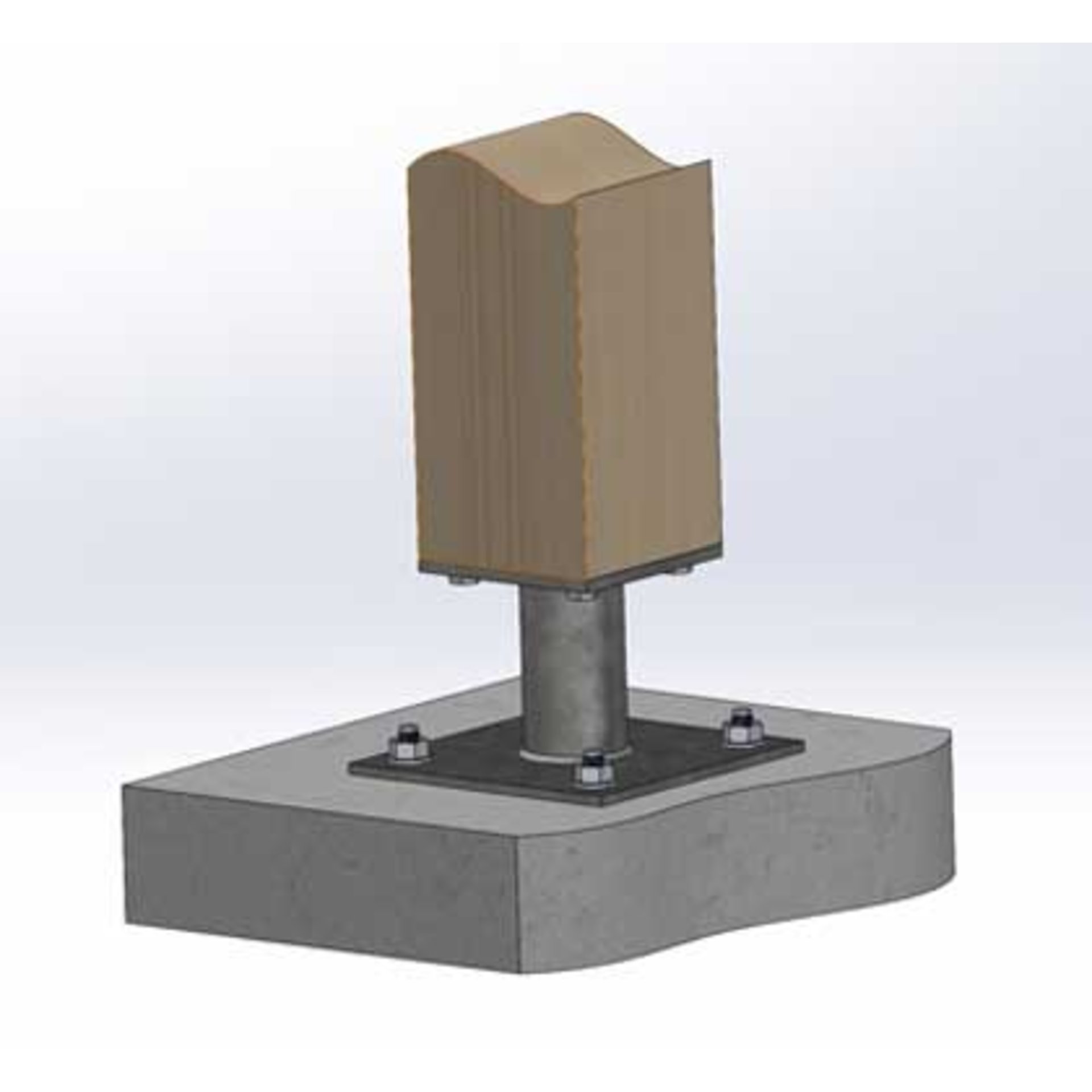 stütze, abdeckung, schraubbasis, metallstütze, gehäuse