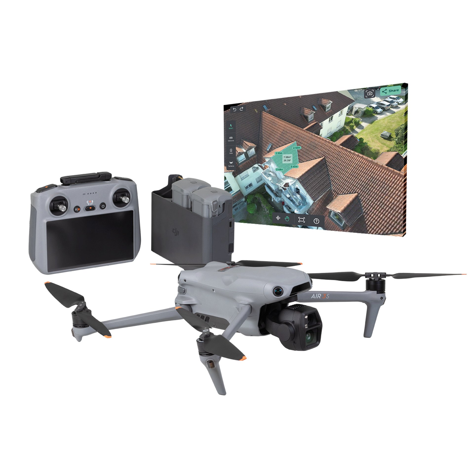 Mafell Dachvermessung VERSUM FLY KIT 2