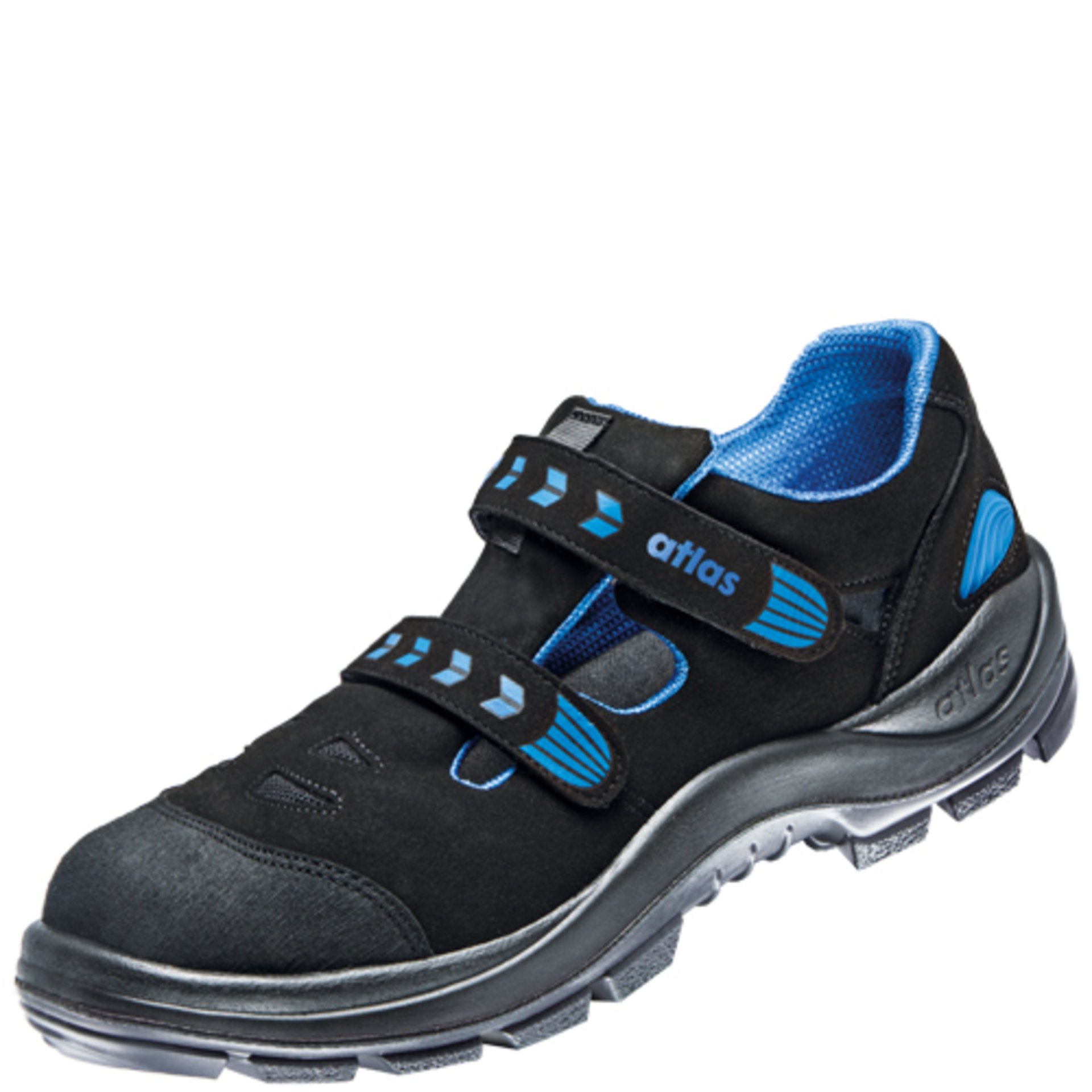 Schuh, Sneaker, Verschluss: Klett, Gummisohle, schwarz-blau