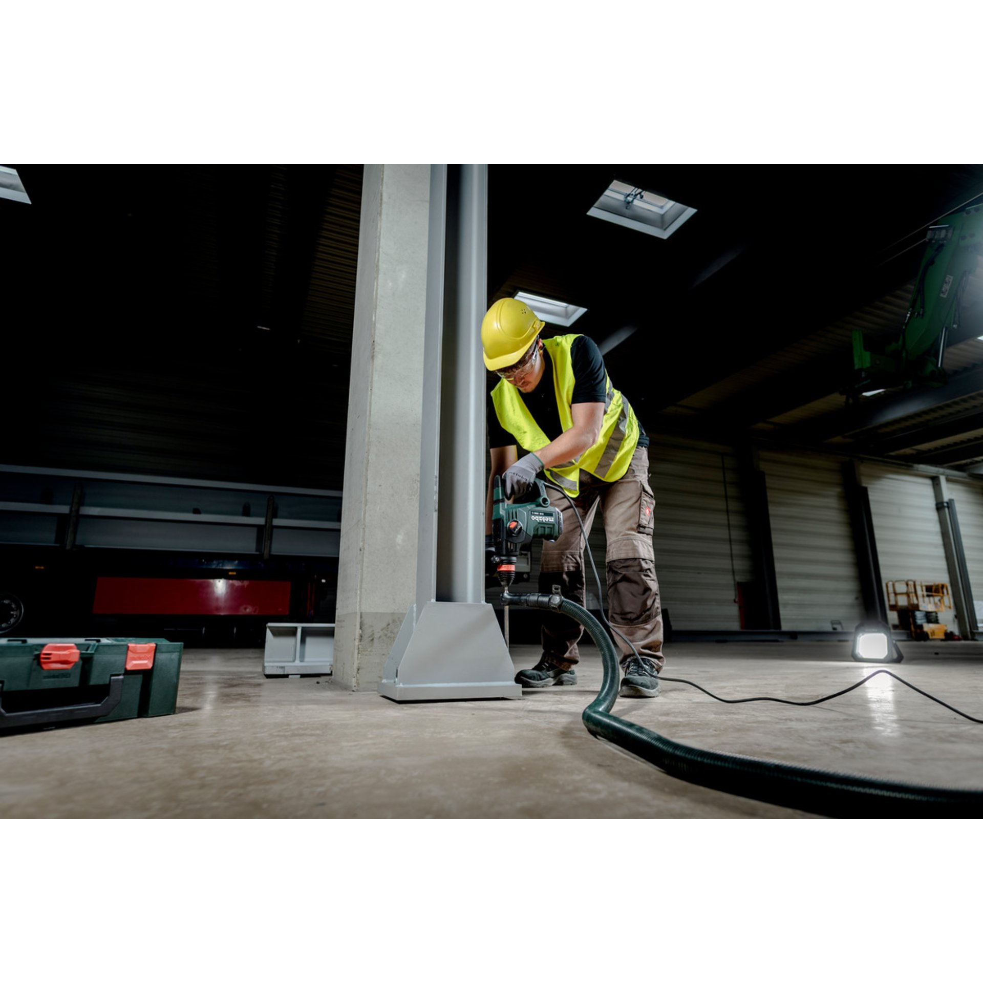 Person, Arbeiter, Handschuh, Helm, Mann