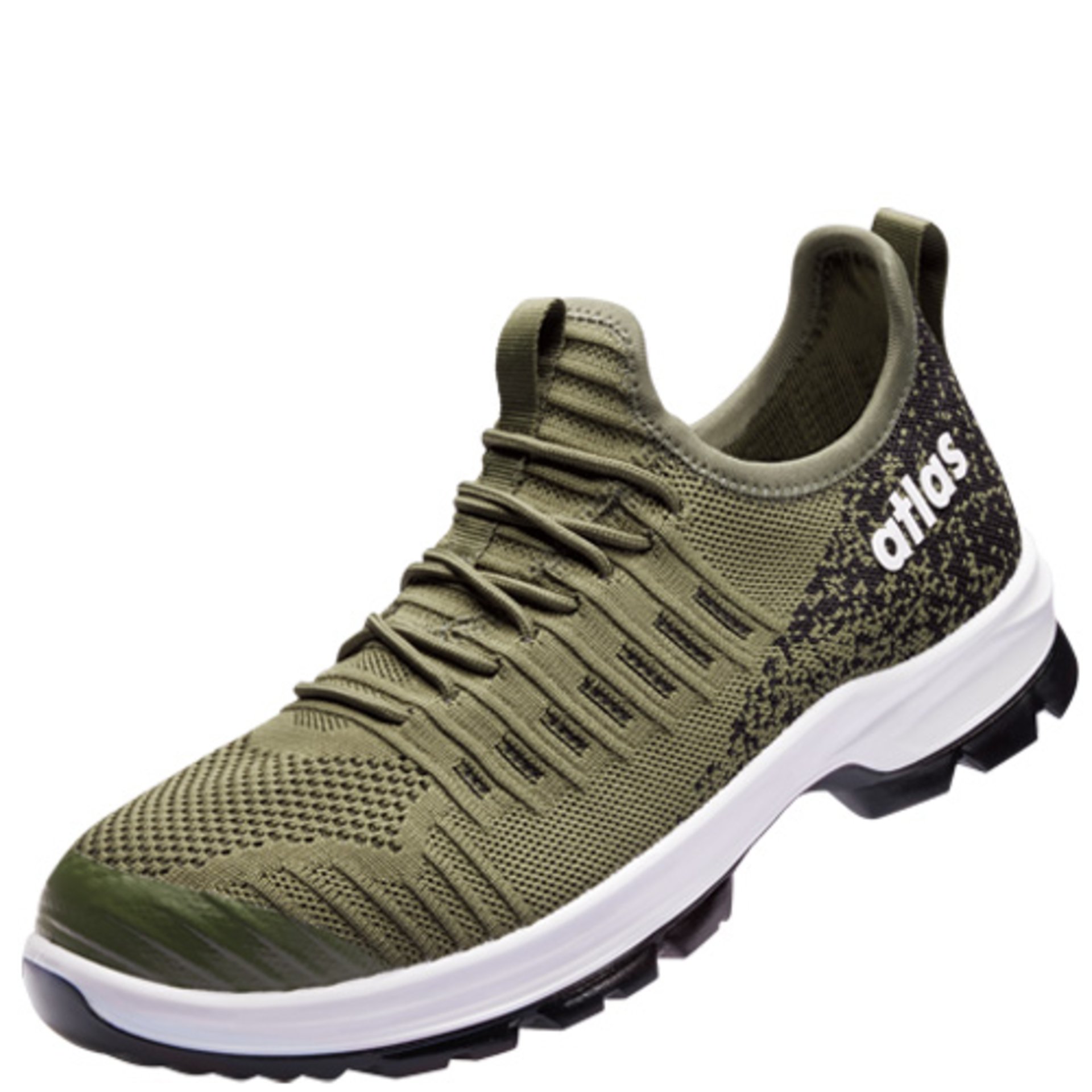 Schuh, Sneaker, Olive, Knit, Gittermotiv