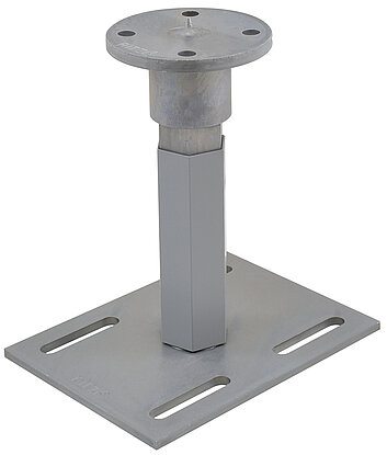 PITZL Pfostenträger Stecksystem Z mit M24 Gewinde für Drehfundamente, Verstellbereich 201-316 mm