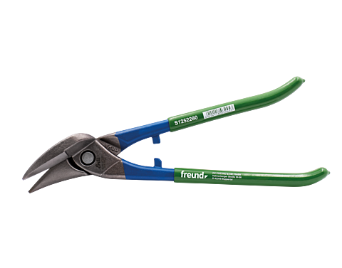 Idealschere rechts, PVC Griffe grün, 280 mm, Klempner, Freund