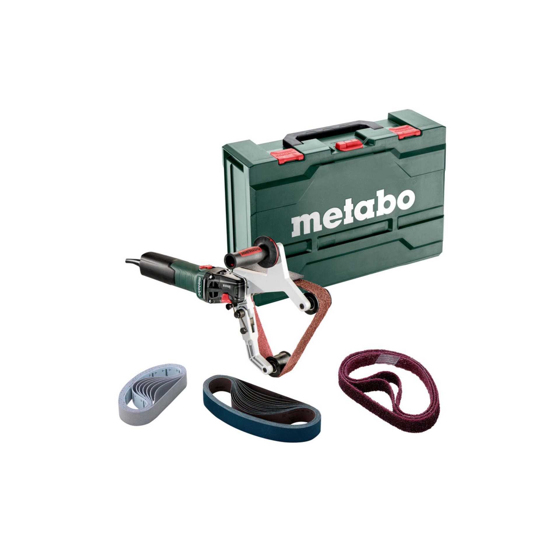 Metabo Rohrbandschleifer RBE 15-180 Set (602243500) - metaBOX 185 XL