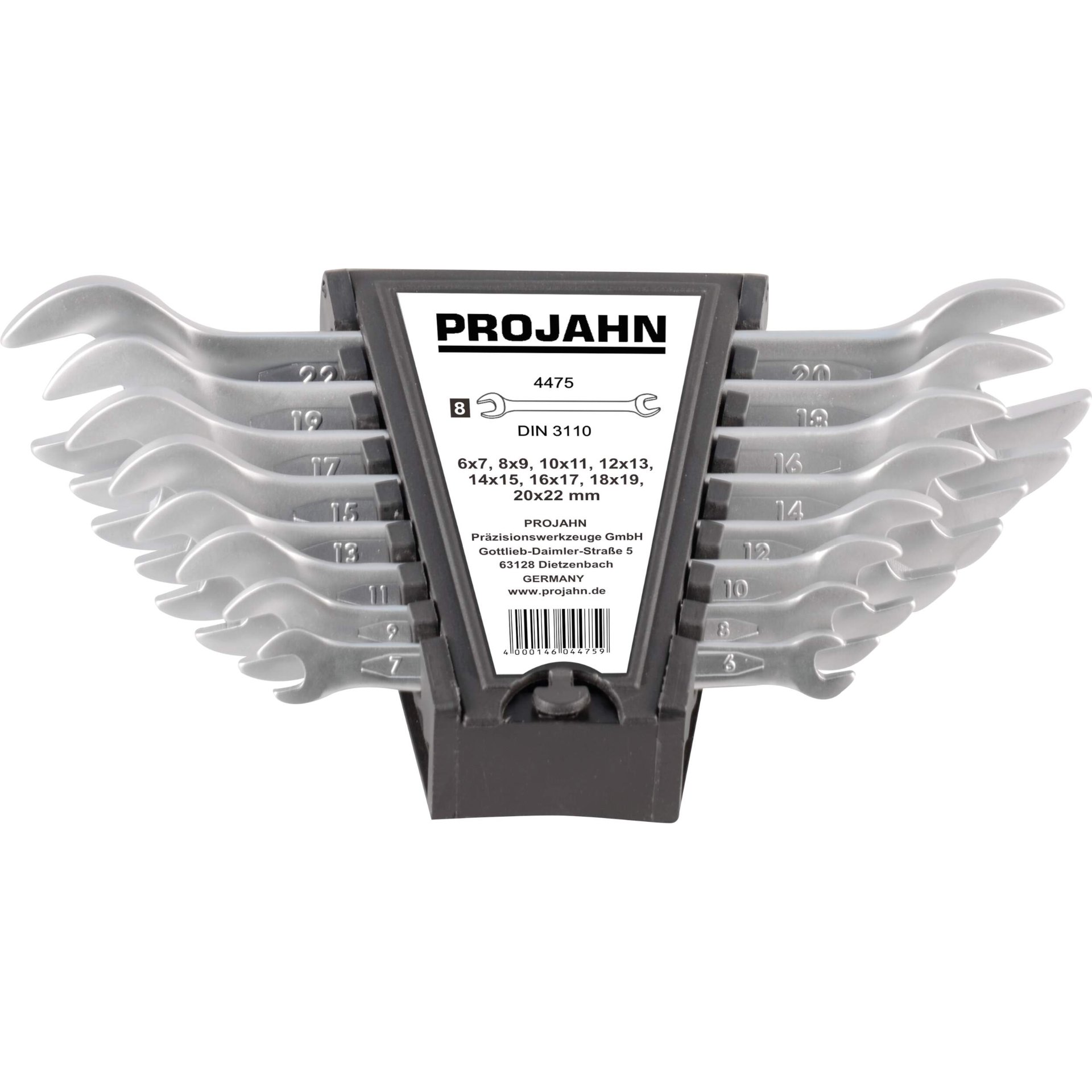 Schraubenschlüssel-Set, Maulschlüssel, Gusswerkzeuge, metrische Größen, Werkzeughalter