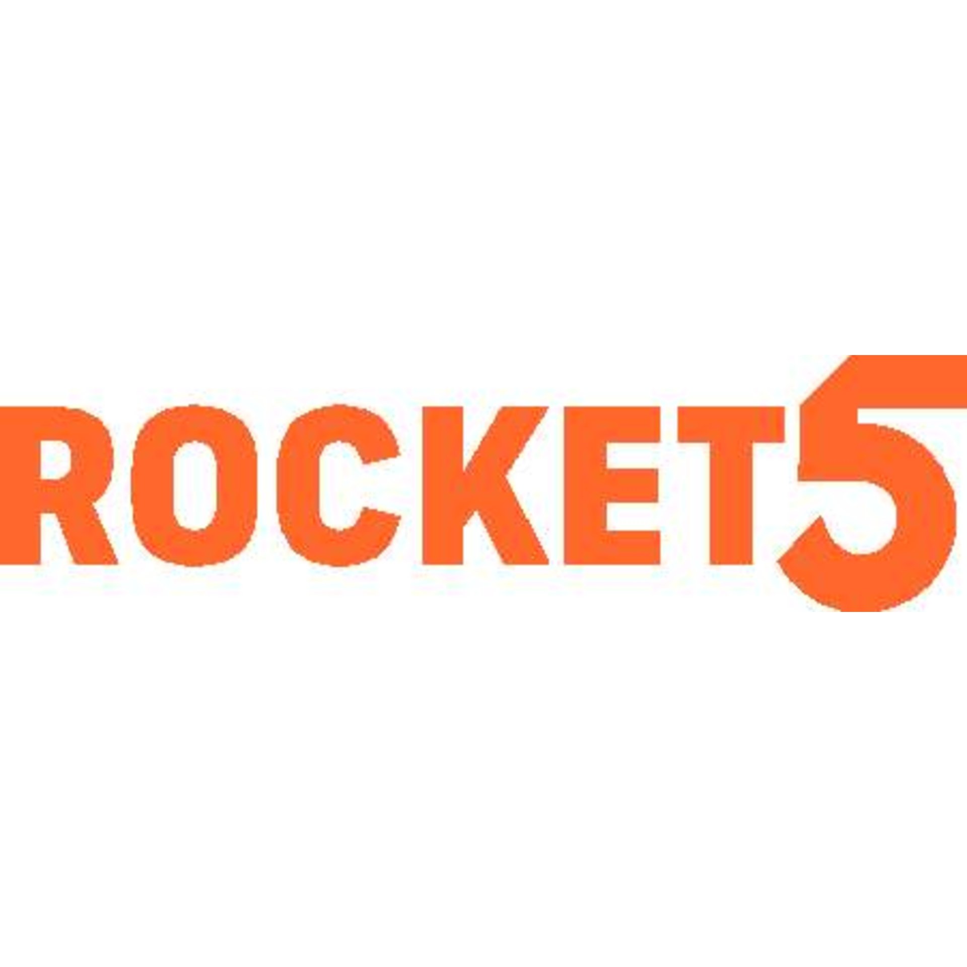 Rakete, Logo, Orange, Text, Markengrafik