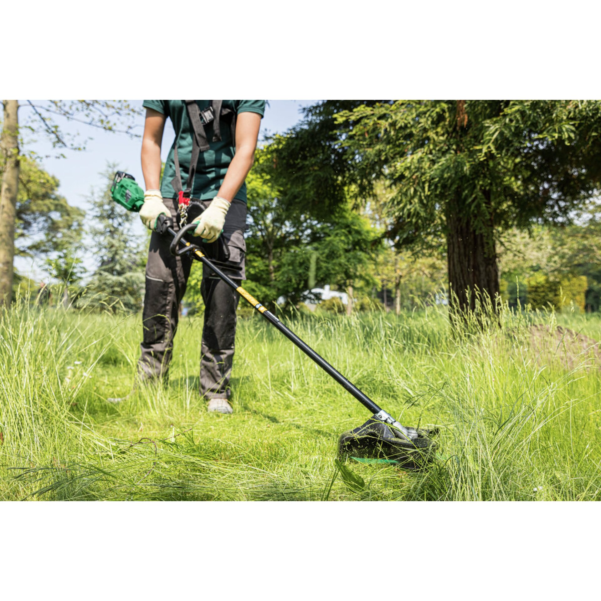 Gras, Rasen, Gerät, Person, Handschuh