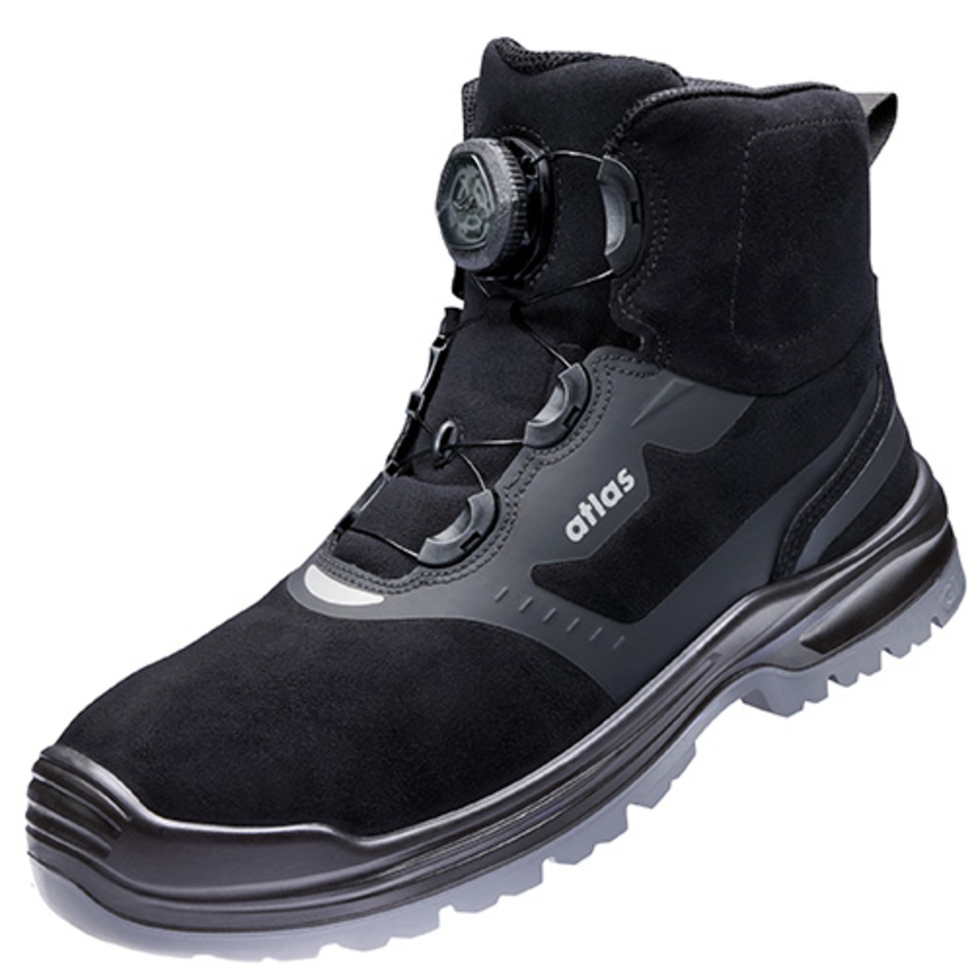 Stiefel, Stiefelknöchel, Wanderstiefel, Wildleder, Schwarz