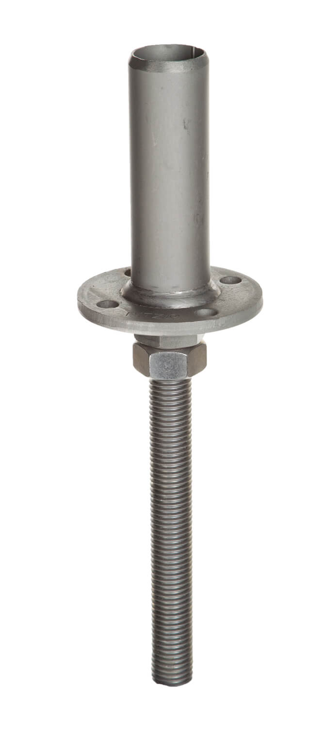 Pitzl Pfostenträger mit Rohr - zum Einbetonieren, Gewinde M 30 unten (mm) 330