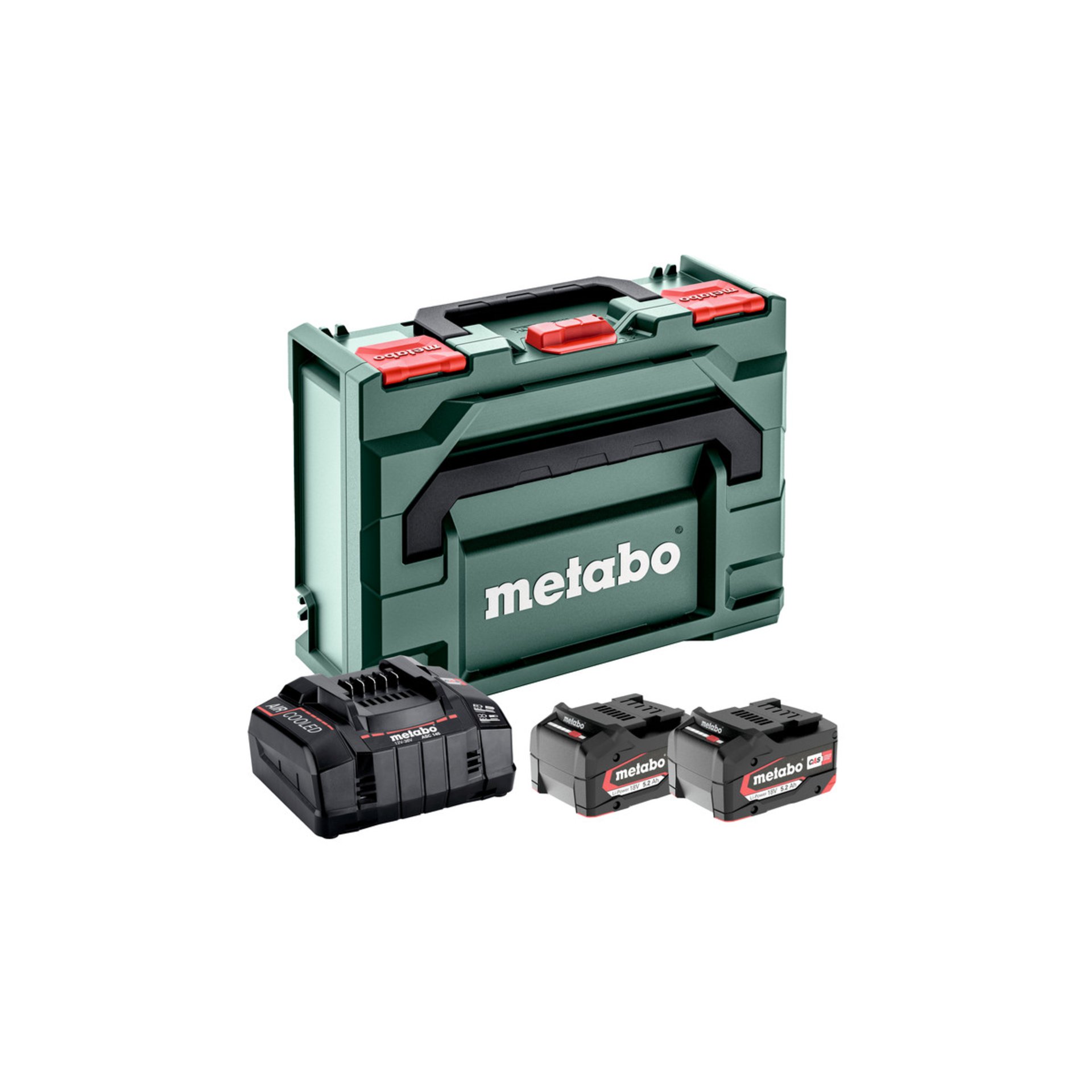 Metabo Basis-Set 2 x 5.2 Ah + metaBOX 145 (685065000)