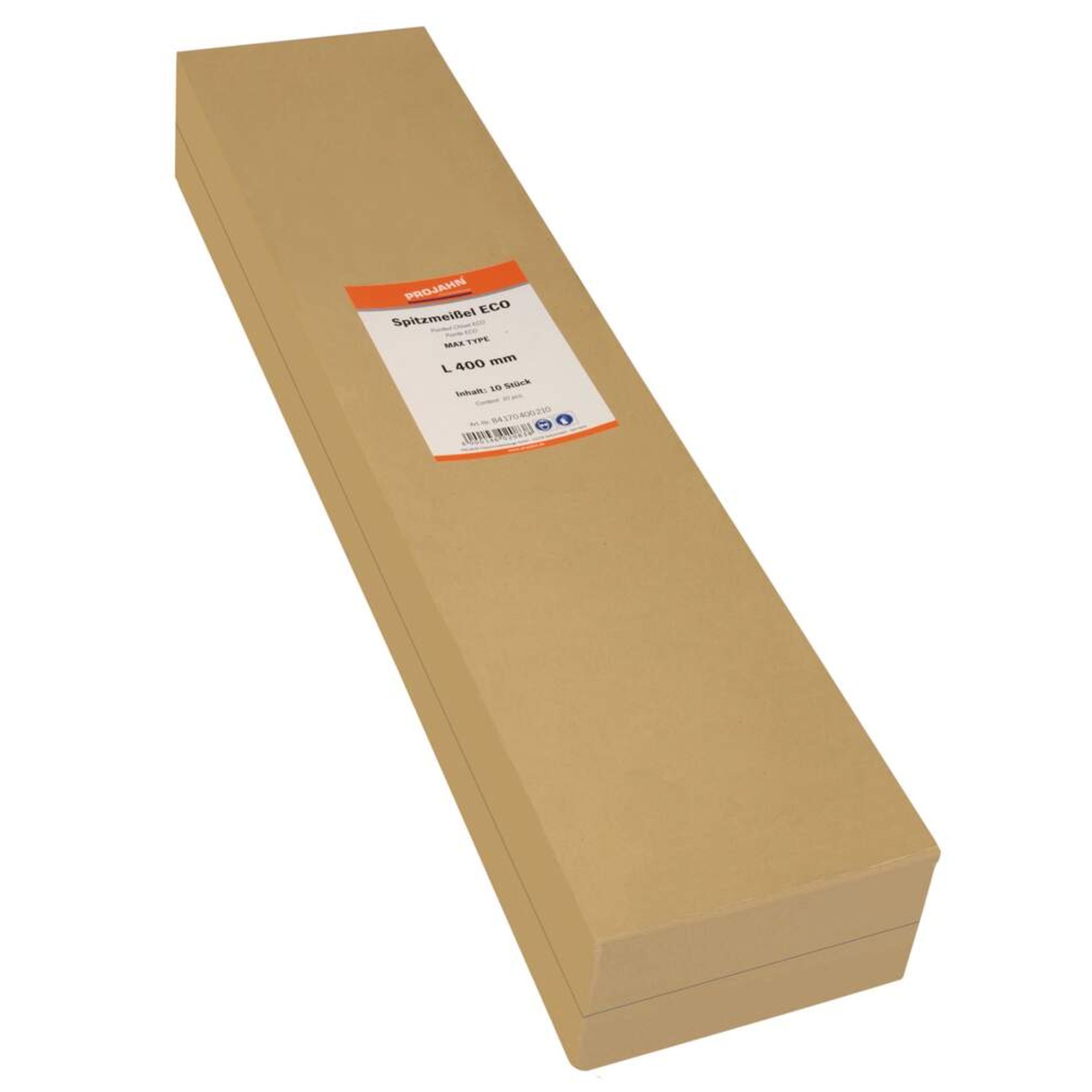 Kartonbox, Lange Verpackung, Spitzmeißel ECO, Holzwerkzeug, Box Größe 4000 mm