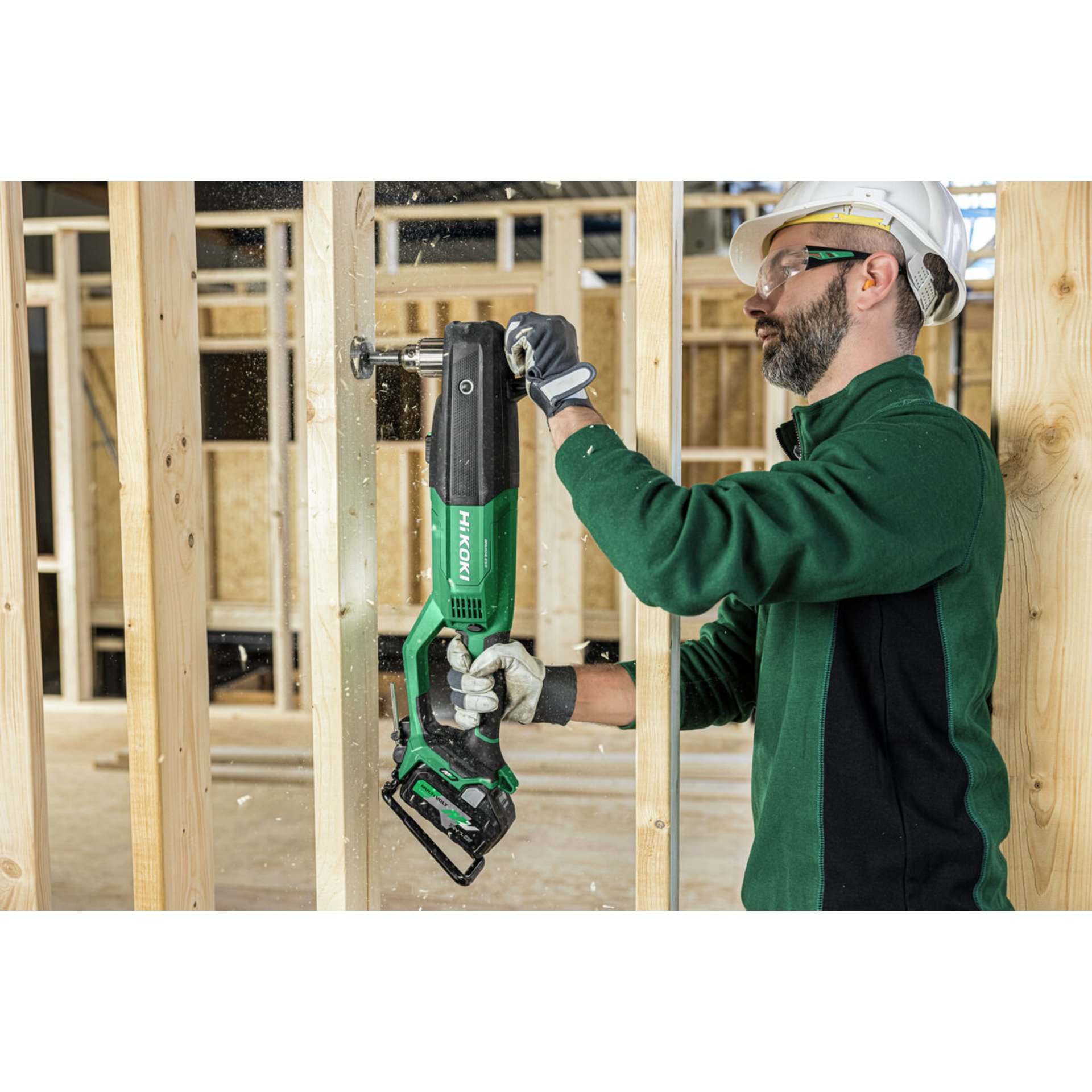 Person, Arbeiter, Elektrische Bohrmaschine, Werkzeug, Holz