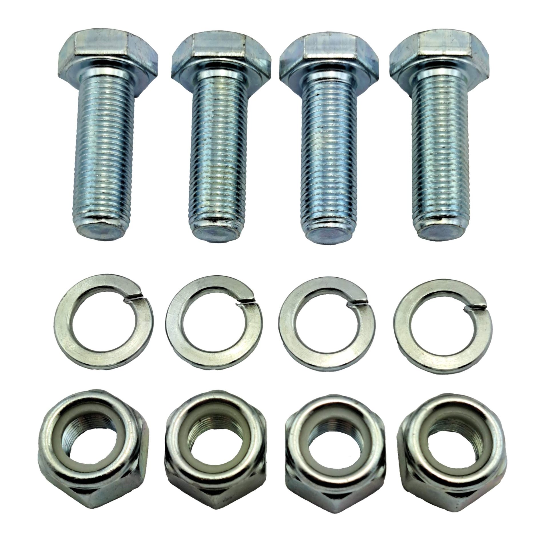 Schrauben, Schrauben mit Muttern, Sechskantschrauben, Metallbefestigungen, Schrauben-Set