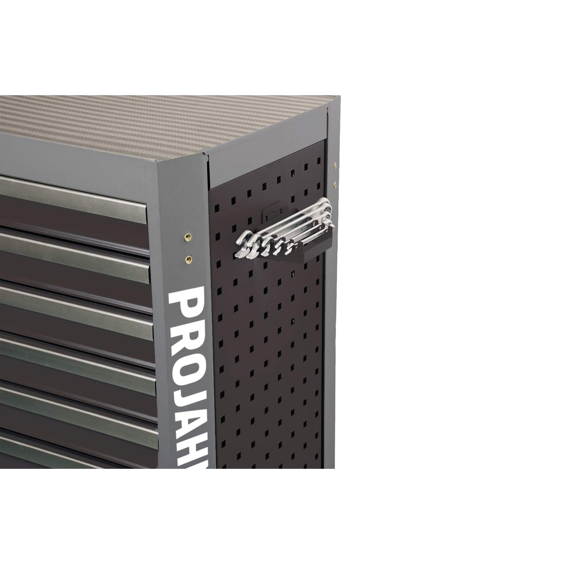 Werkzeugwagen, Schraubenschrank, Schubladen, Metall, Griffleisten