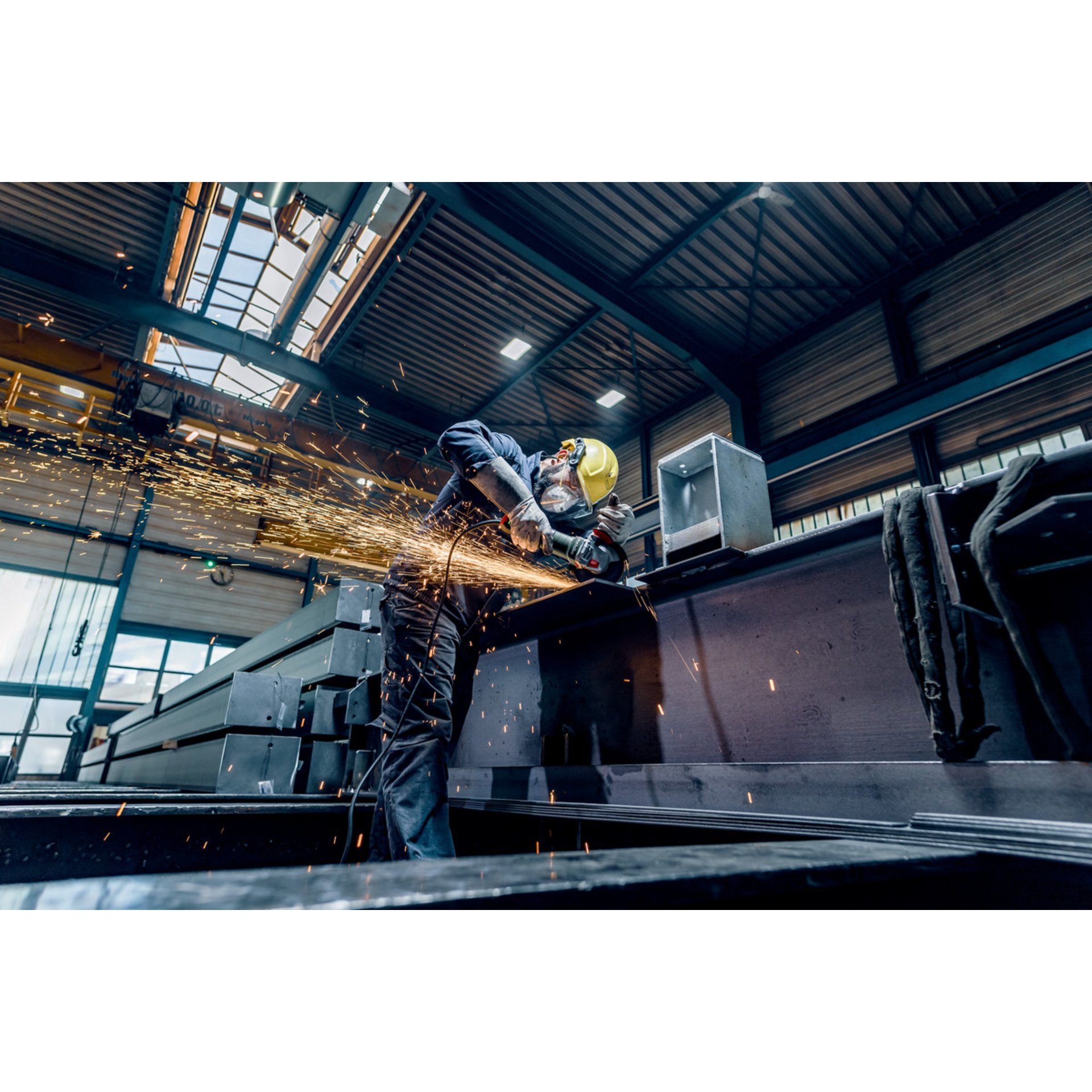 Person, Arbeiter, Helm