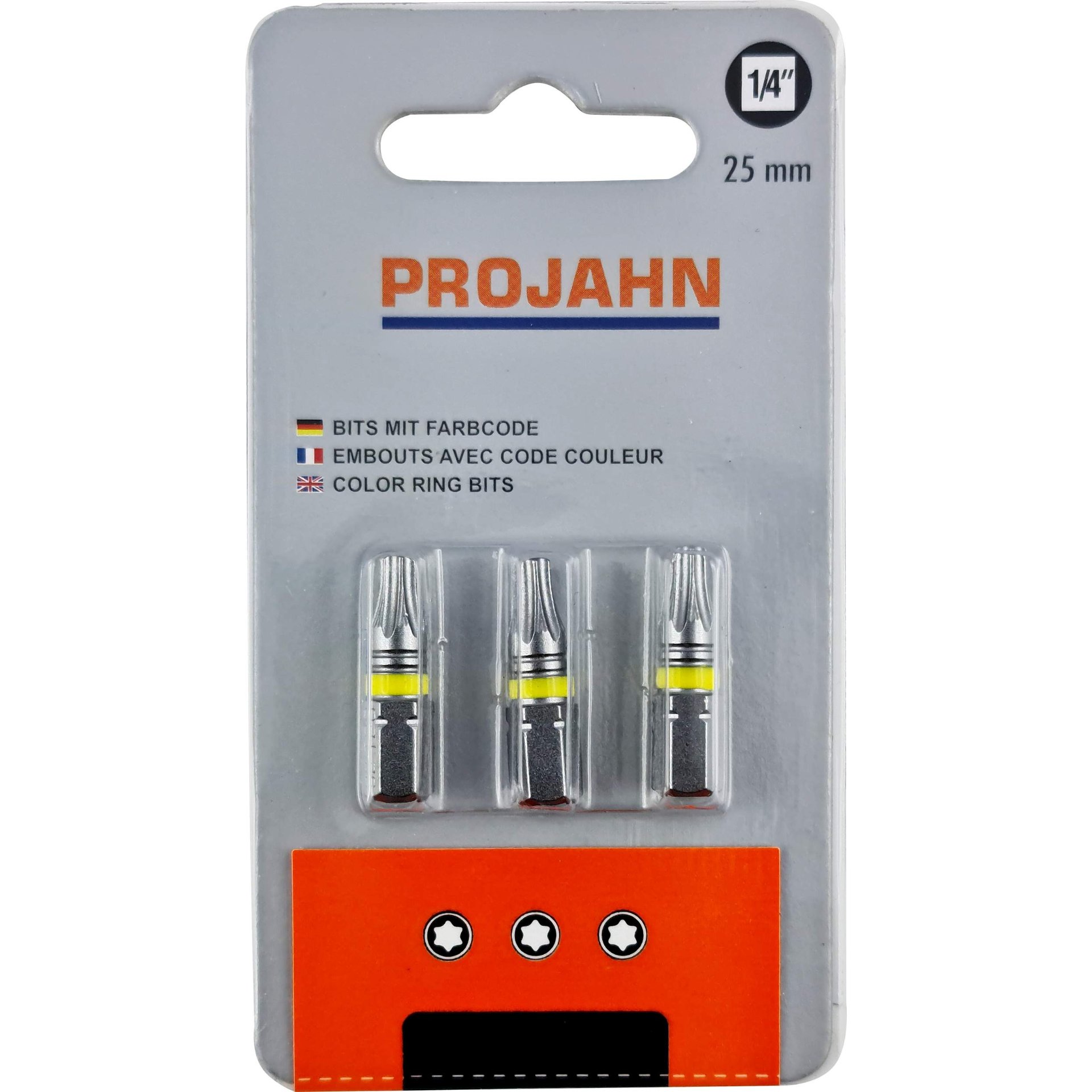 Bits, Farbcode, Schlitz-Bits, Color Ring Bits, 25 mm