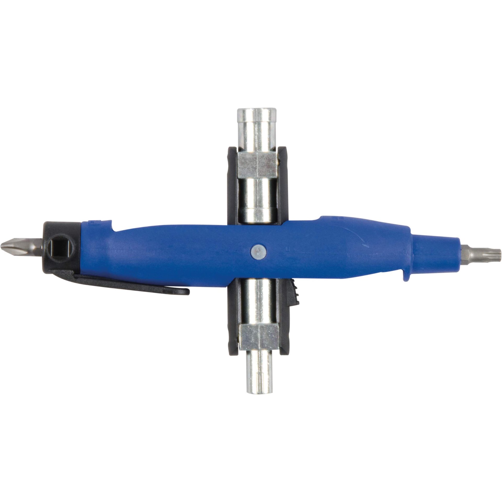 Drehmomentschrauber, Zugring, Schraubendreher, Kunststoffgriff, Metallteile