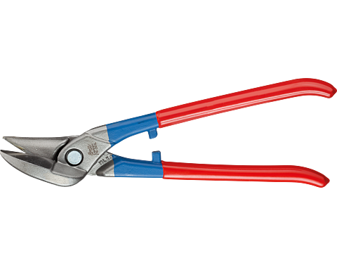 Idealschere links, PVC Griffe rot, 280 mm, Klempner, Freund