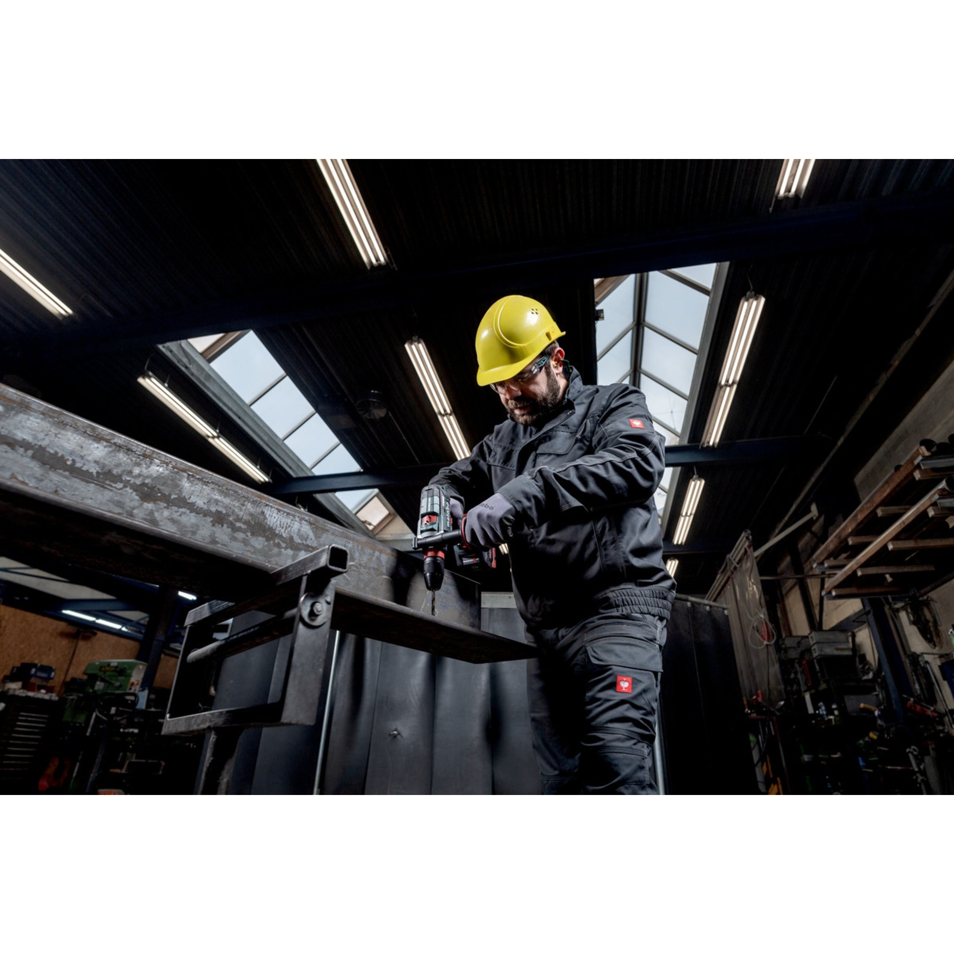 Person, Arbeiter, Schutzhelm, Handschuh, Mann