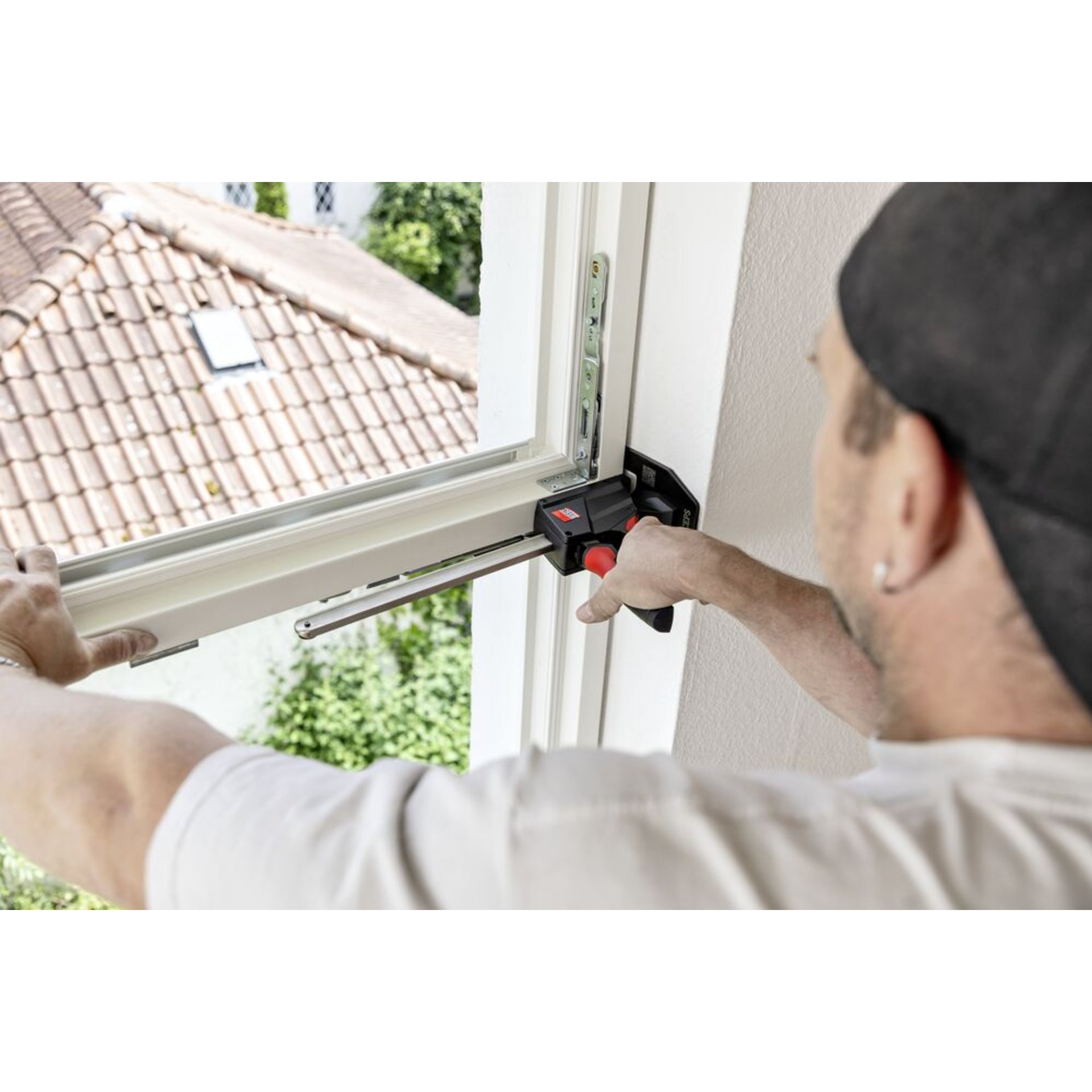 Fenster, Gerät, Elektrische Bohrmaschine, Werkzeug, Fensterbank