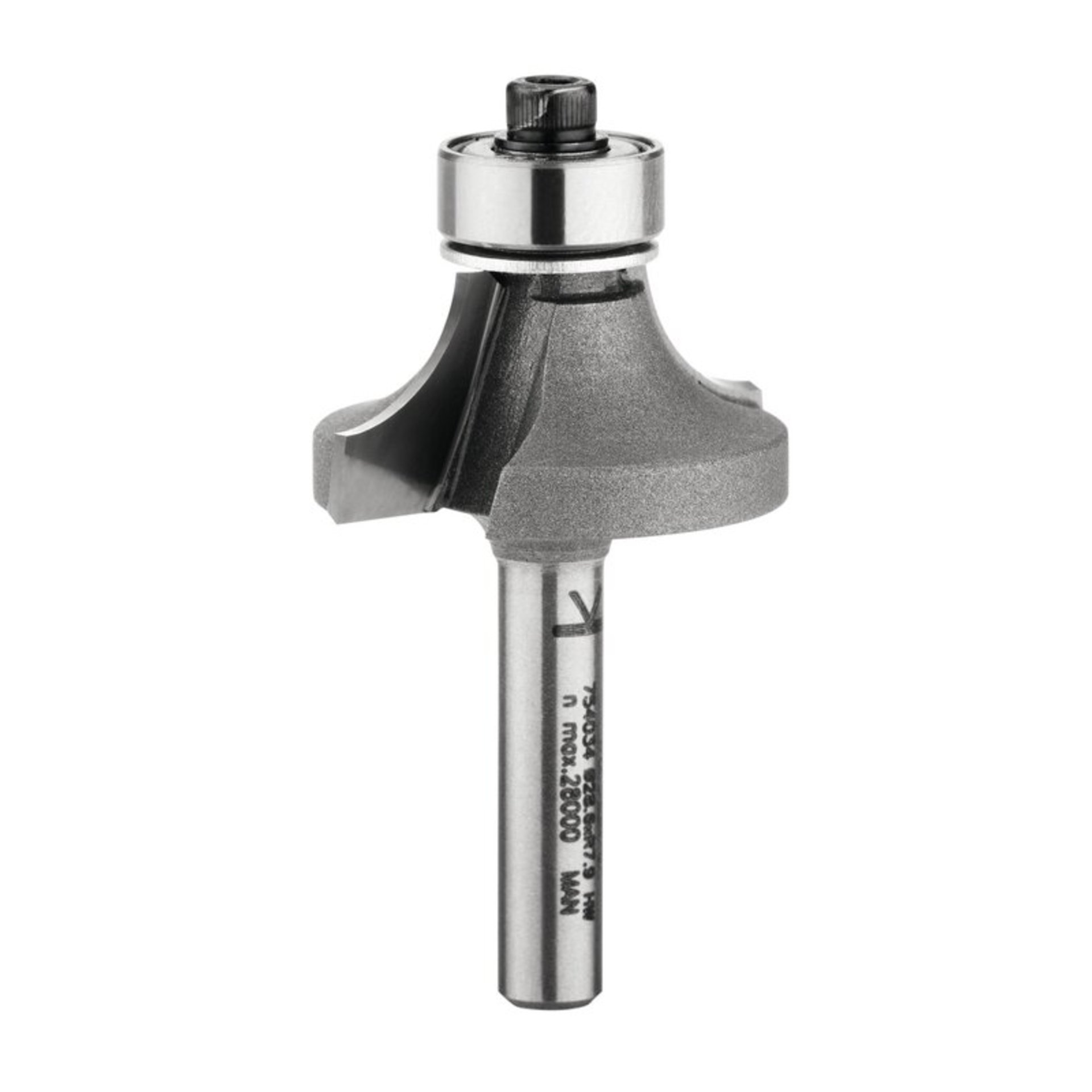 6 mm Abrundfräser mit Kugellager