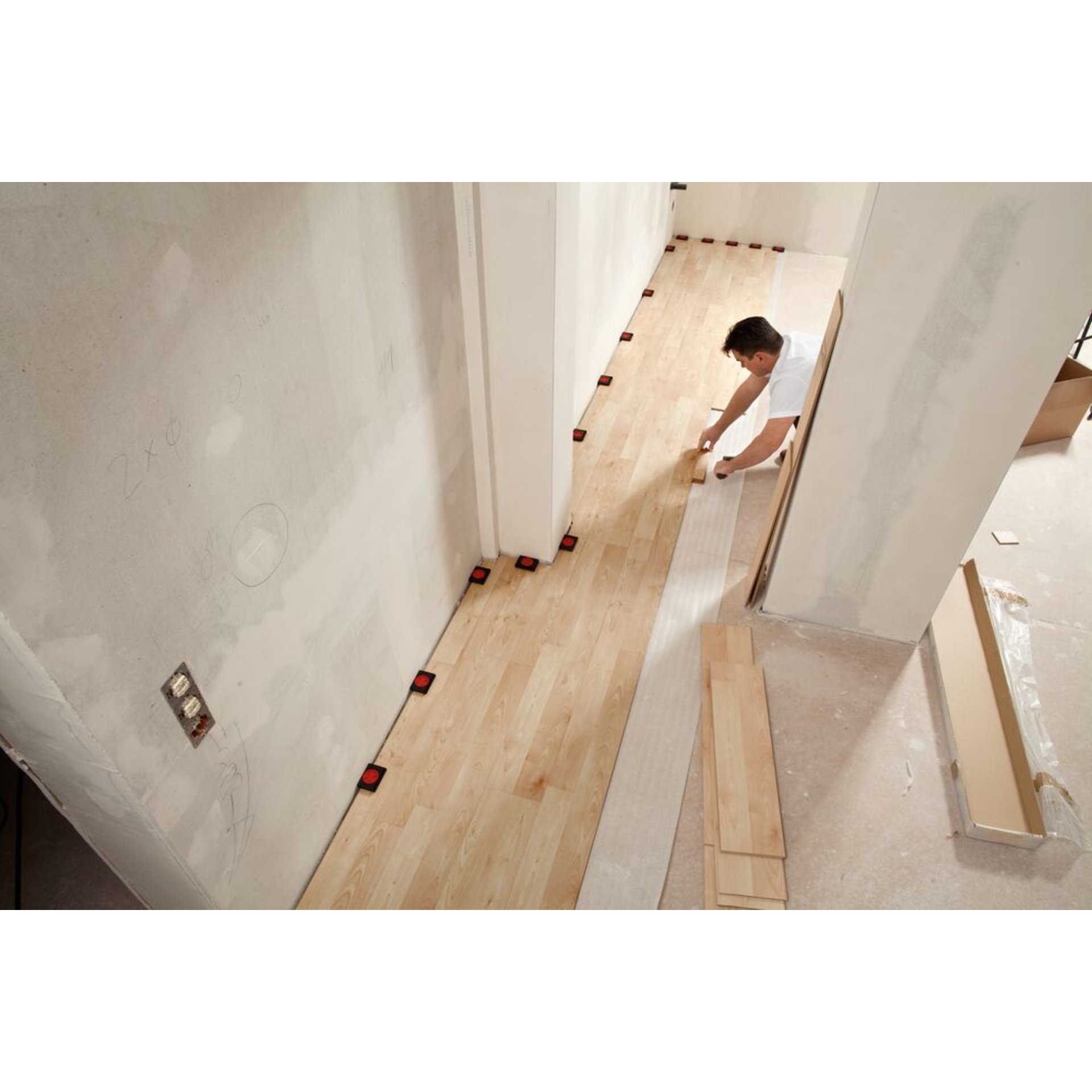 Drinnen, Innenarchitektur, Person, Renovierungsarbeiten, Fußboden
